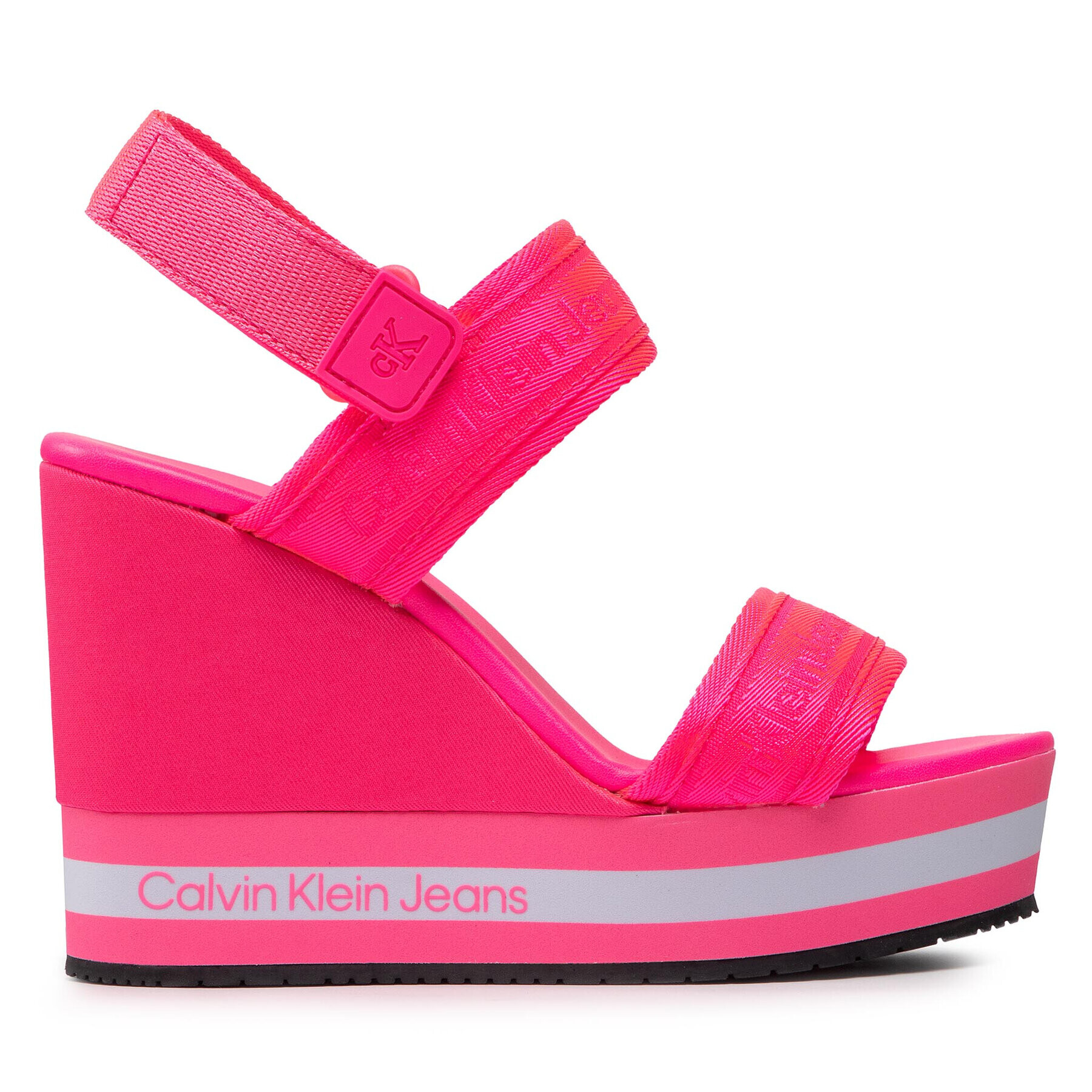 Calvin Klein Jeans Sandále Wedge Sandal Sling Pes YW0YW00572 Ružová - Pepit.sk