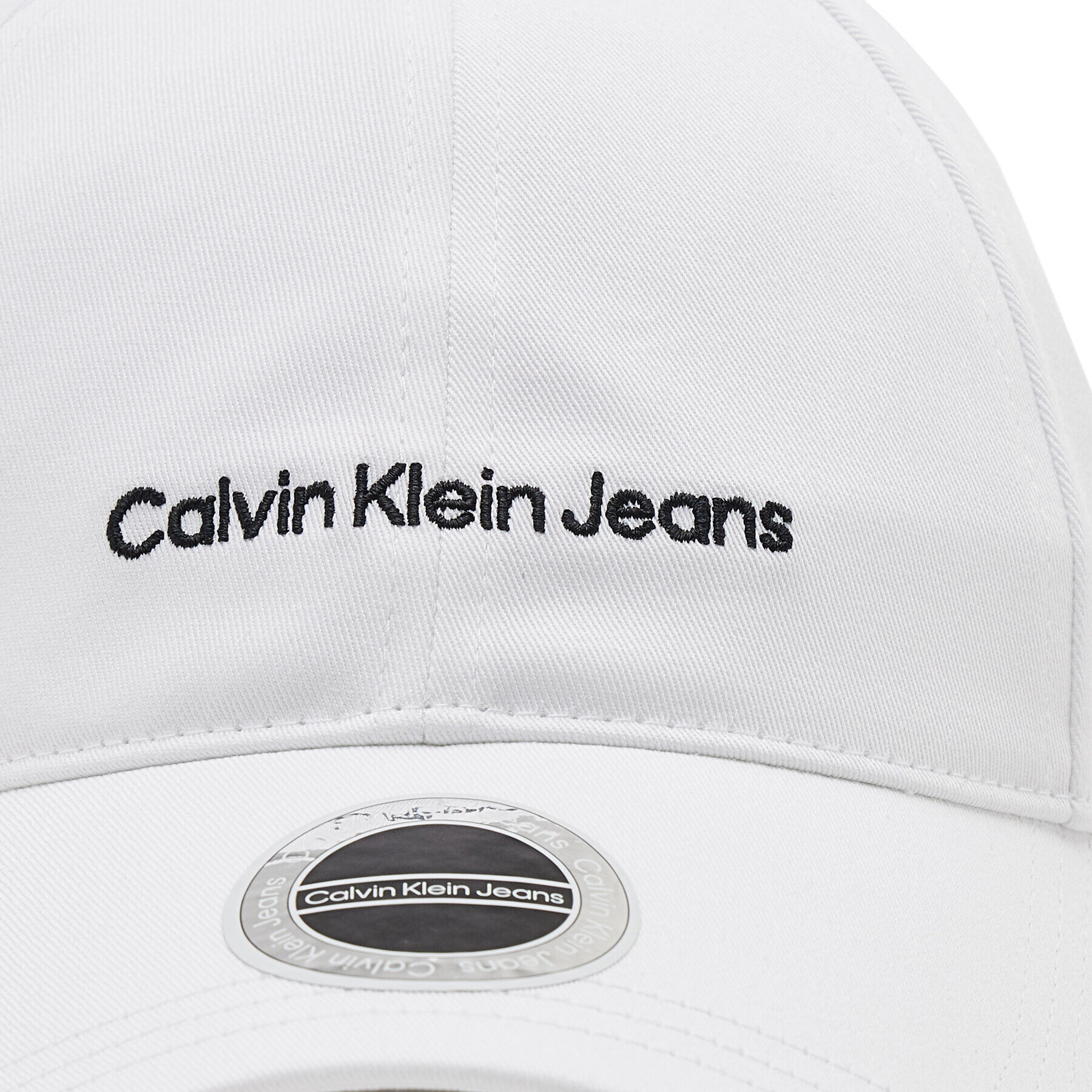 Calvin Klein Jeans Šiltovka Institutional K50K509918 Biela - Pepit.sk