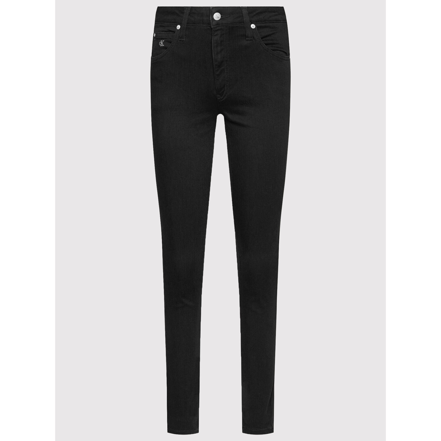 Calvin Klein Jeans Skinny Fit džínsy High Rise J20J214104 Čierna Skinny Fit - Pepit.sk