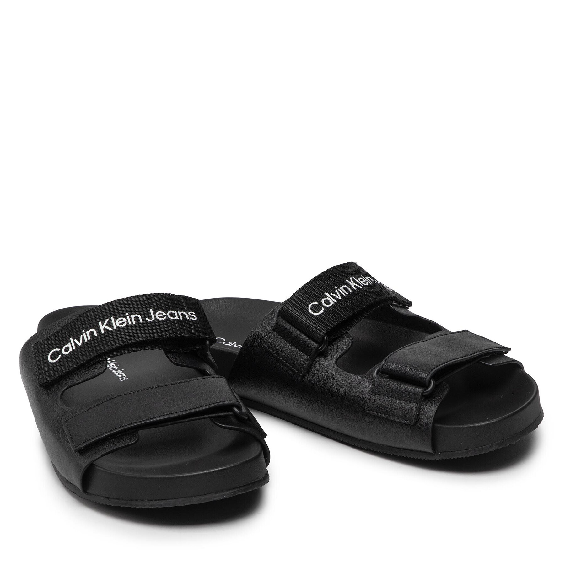 Calvin Klein Jeans Šľapky Comfort Sandal 1 YW0YW00597 Čierna - Pepit.sk