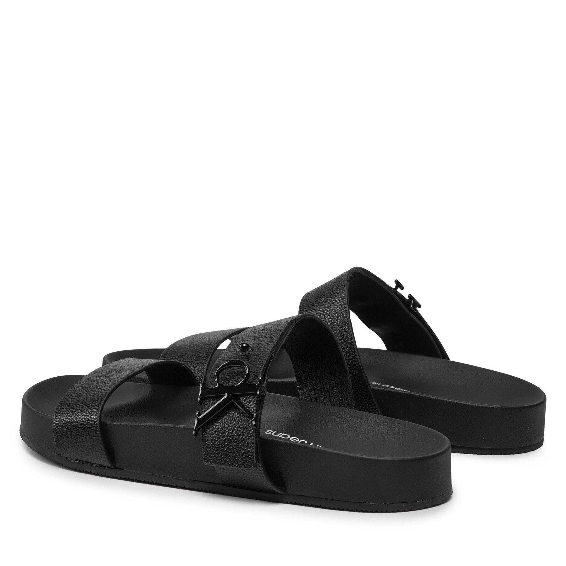 Calvin Klein Jeans Šľapky Comfort Sandal 2 YW0YW00598 Čierna - Pepit.sk