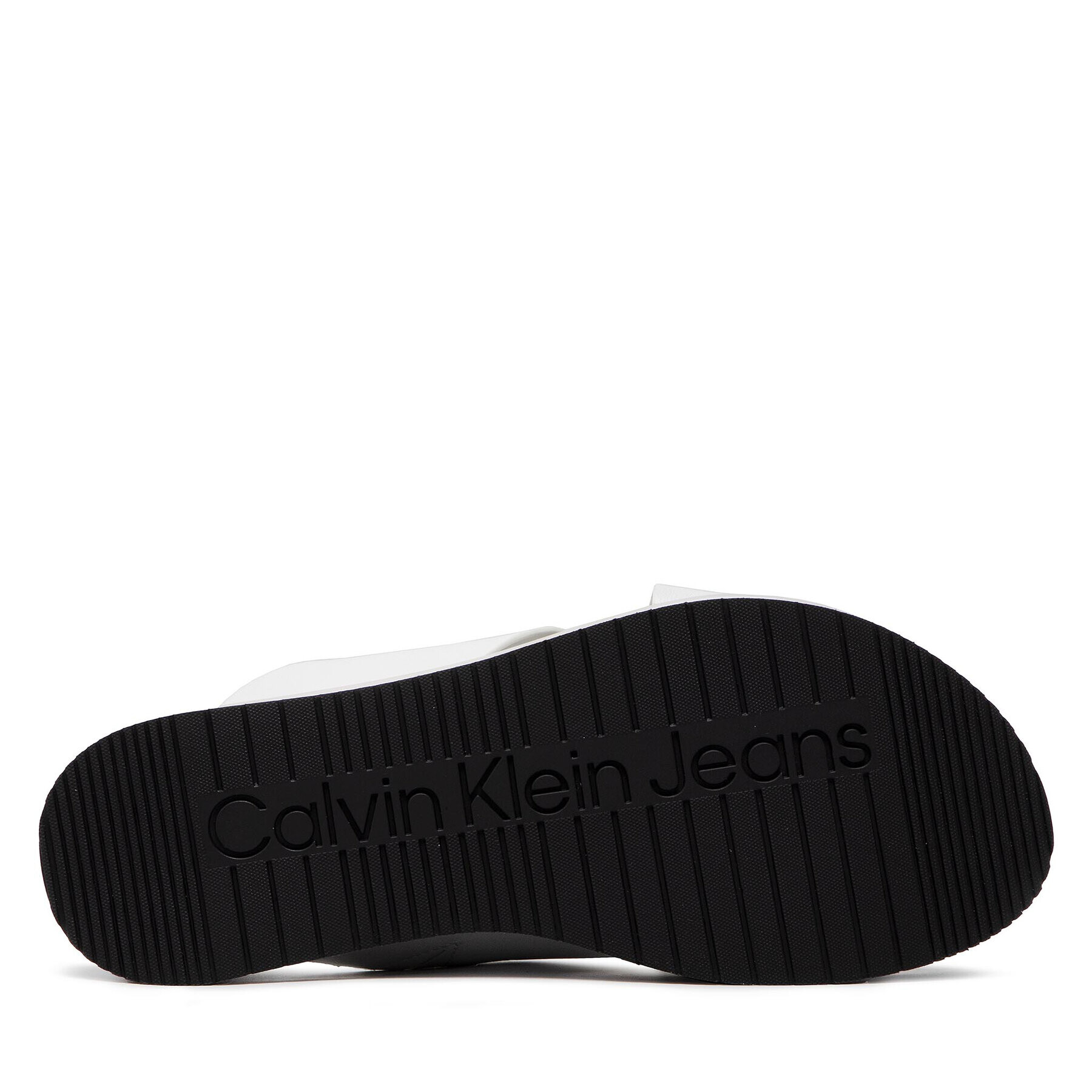 Calvin Klein Jeans Šľapky Faltform Sandal Crisscross YW0YW00562 Biela - Pepit.sk