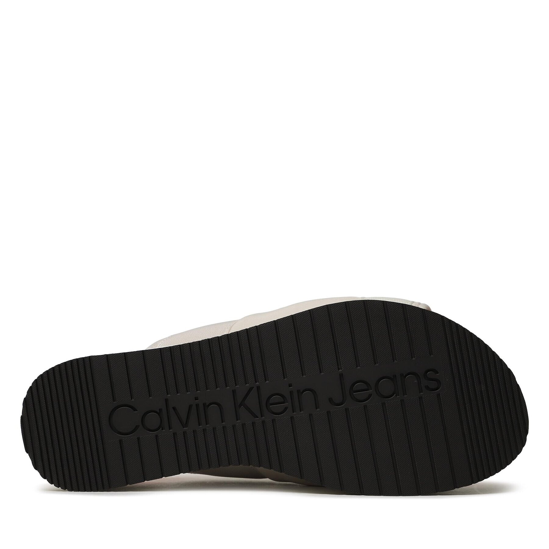 Calvin Klein Jeans Šľapky Flatform Sandal Webb YW0YW01074 Écru - Pepit.sk