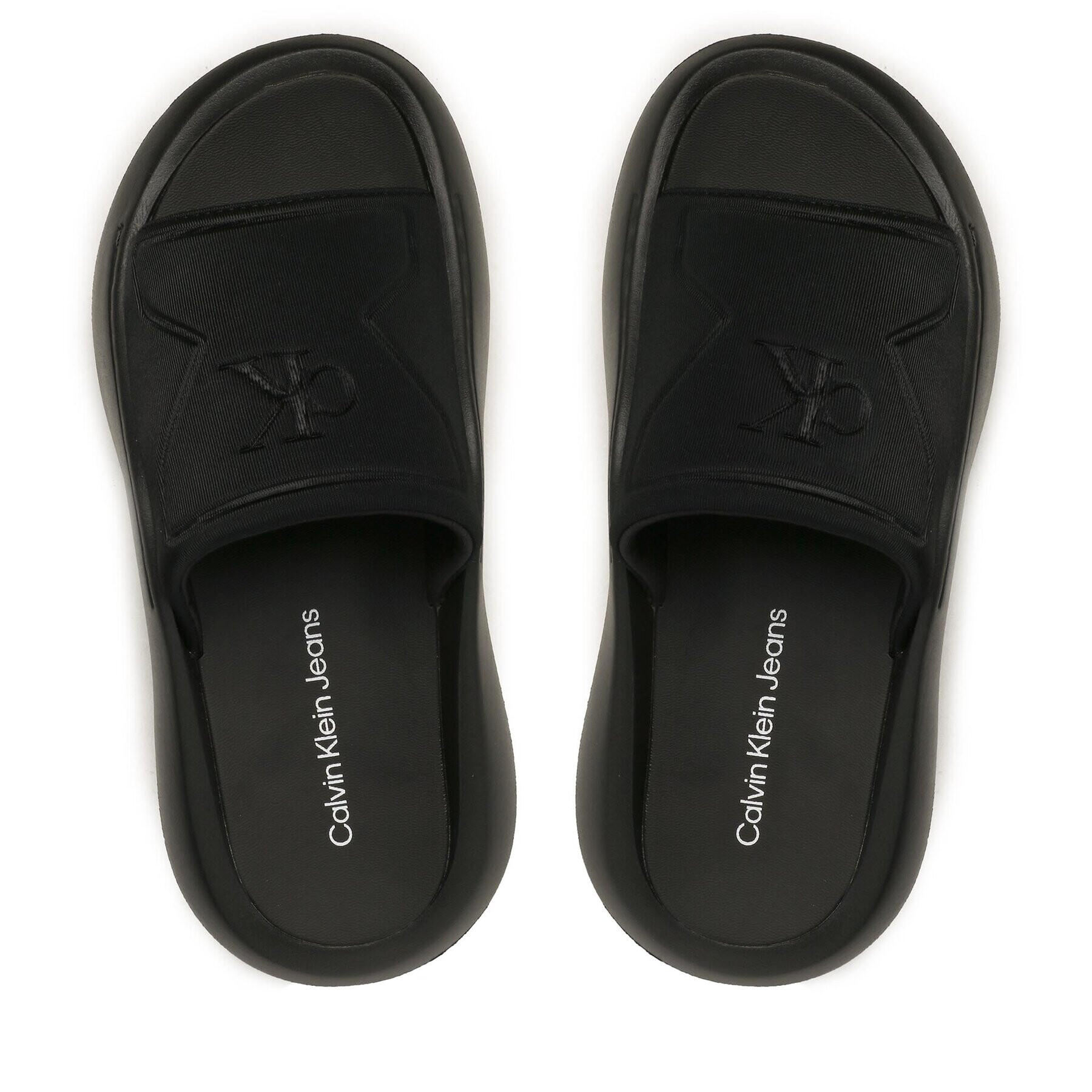 Calvin Klein Jeans Šľapky Hybrid Sandal High/Low Freq Wn YW0YW00978 Čierna - Pepit.sk