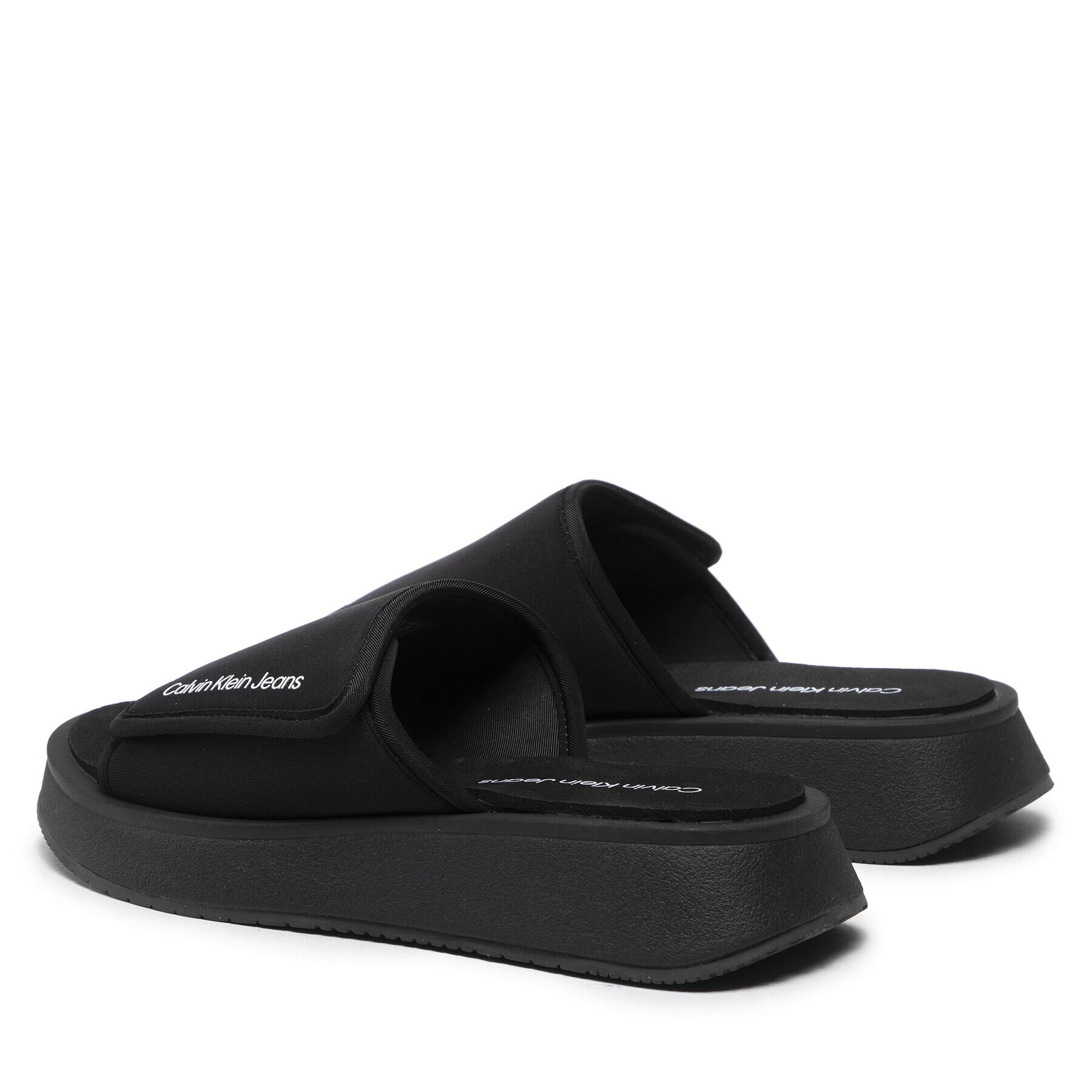 Calvin Klein Jeans Šľapky One-Strap Sandal YW0YW00672 Čierna - Pepit.sk