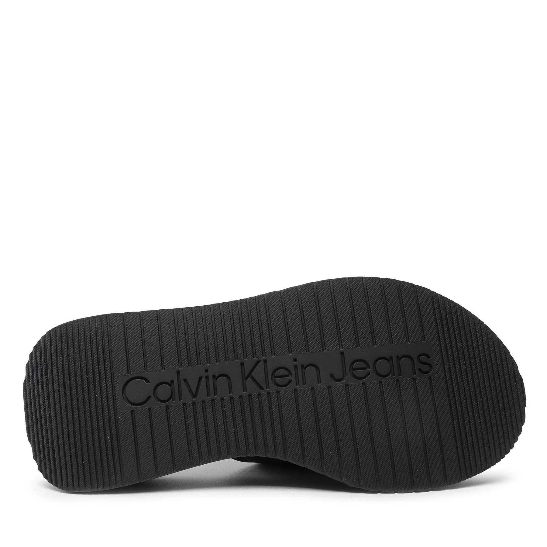 Calvin Klein Jeans Šľapky One-Strap Sandal YW0YW00672 Čierna - Pepit.sk