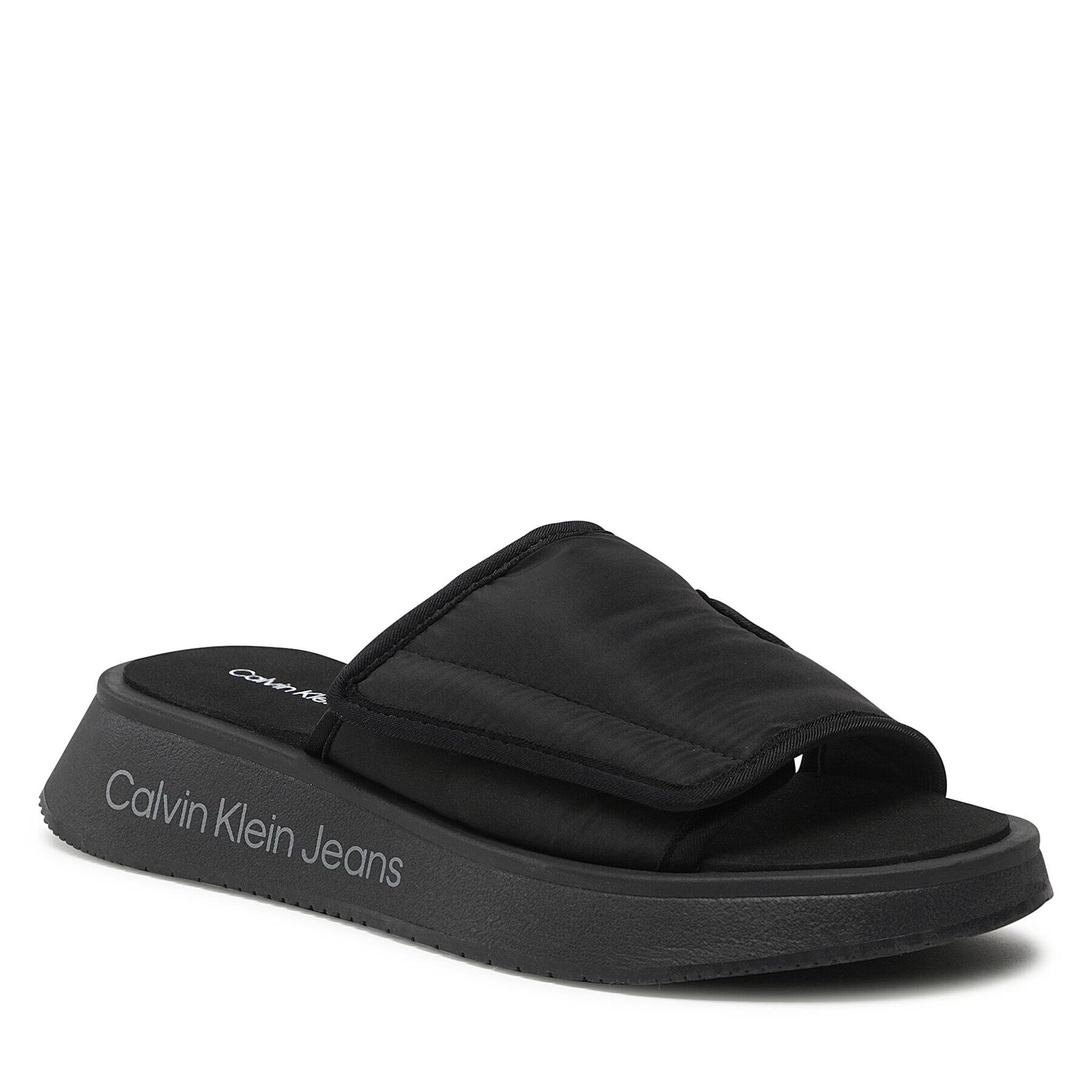 Calvin Klein Jeans Šľapky Prefresato Sandal Softny YW0YW00968 Čierna - Pepit.sk