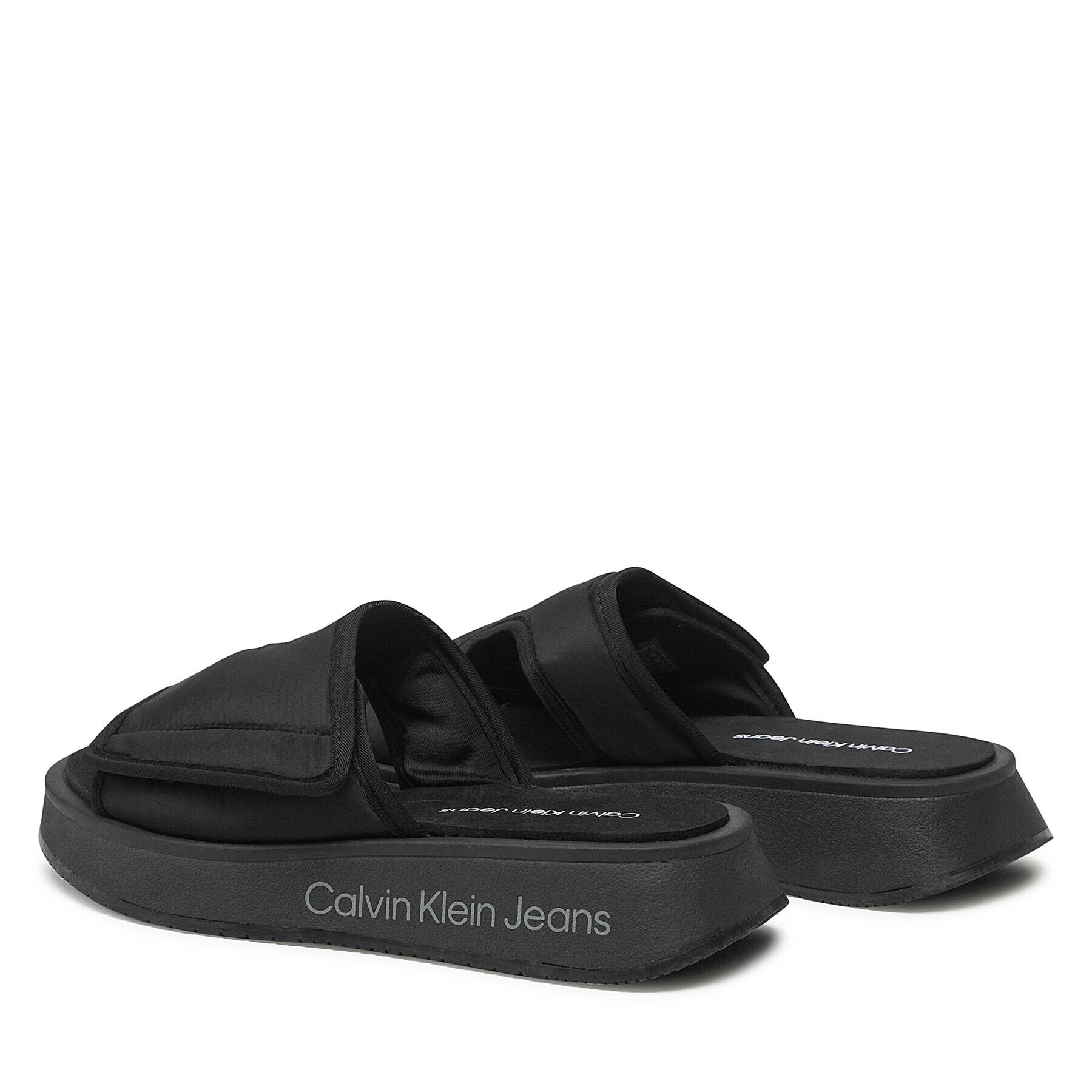 Calvin Klein Jeans Šľapky Prefresato Sandal Softny YW0YW00968 Čierna - Pepit.sk