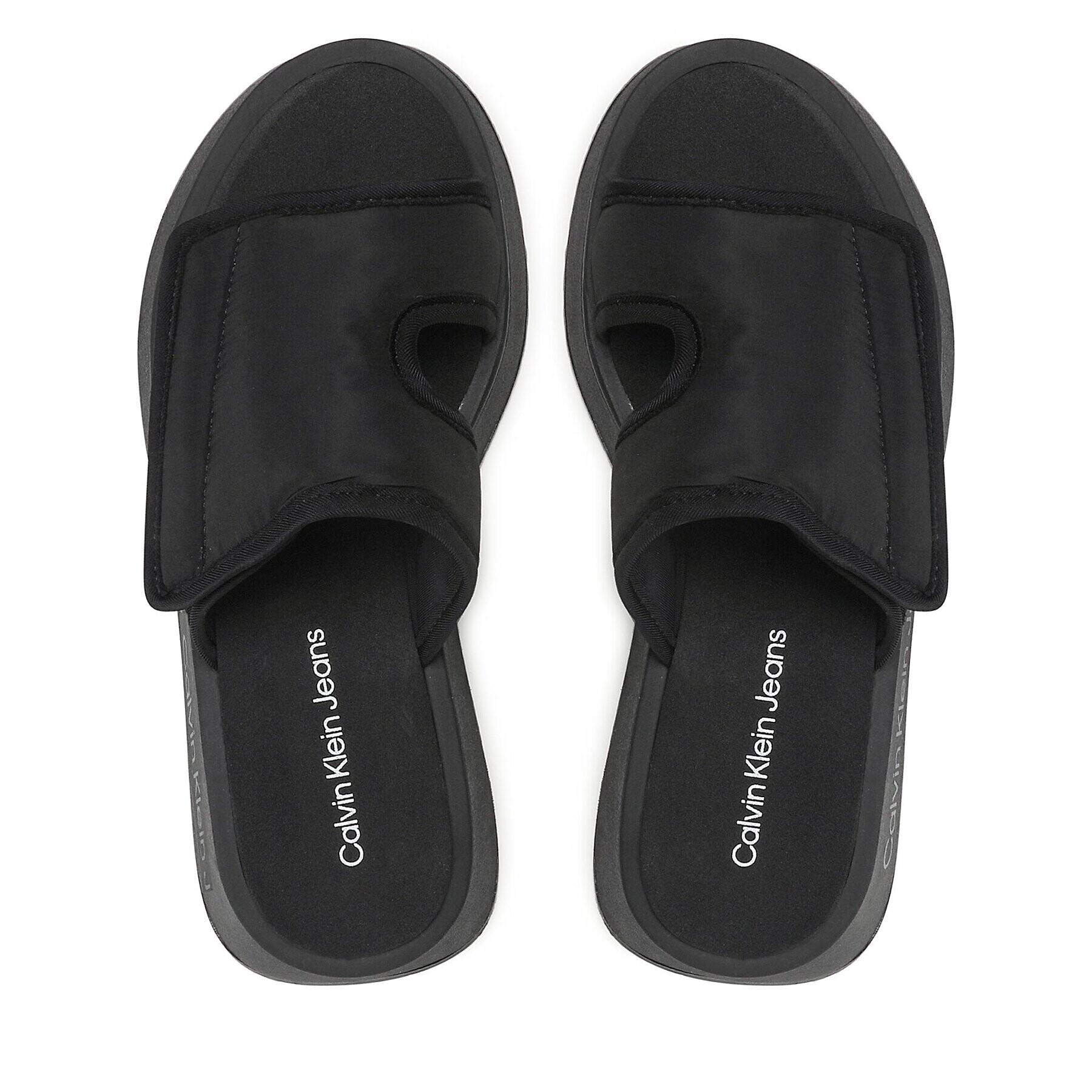 Calvin Klein Jeans Šľapky Prefresato Sandal Softny YW0YW00968 Čierna - Pepit.sk