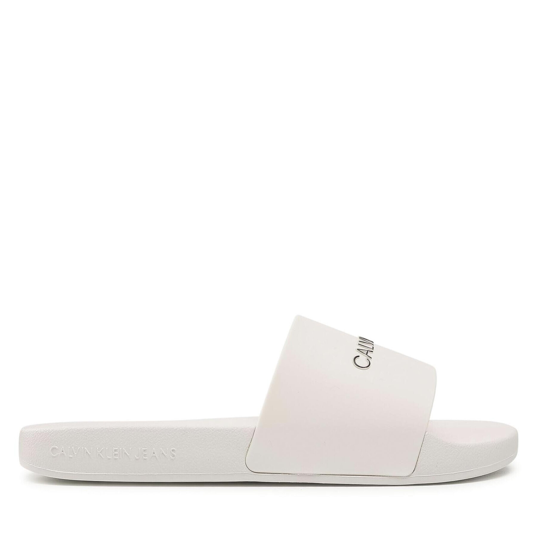 Calvin Klein Jeans Šľapky Slide Institutional Ck Tpu YW0YW00104 Béžová - Pepit.sk