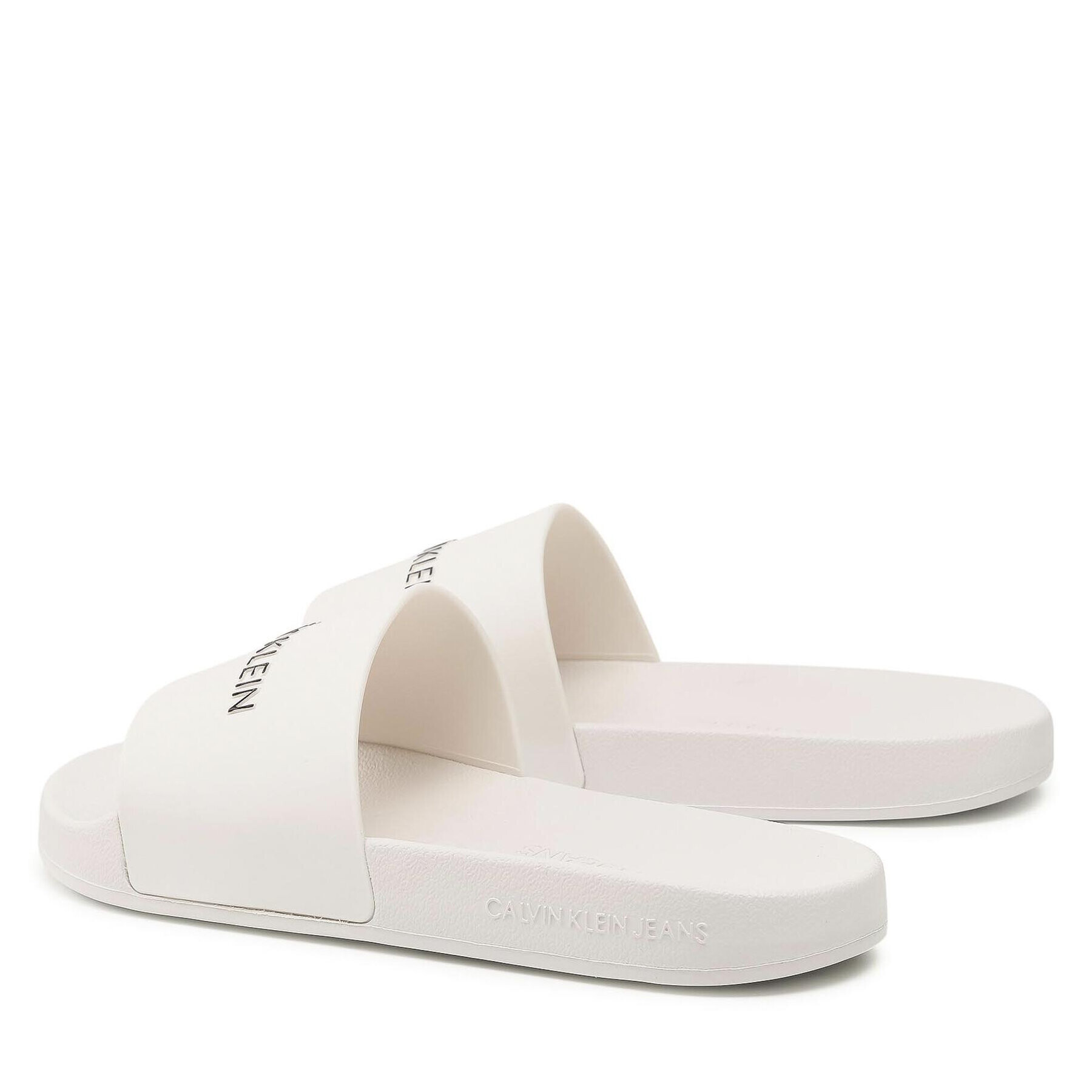 Calvin Klein Jeans Šľapky Slide Institutional Ck Tpu YW0YW00104 Béžová - Pepit.sk