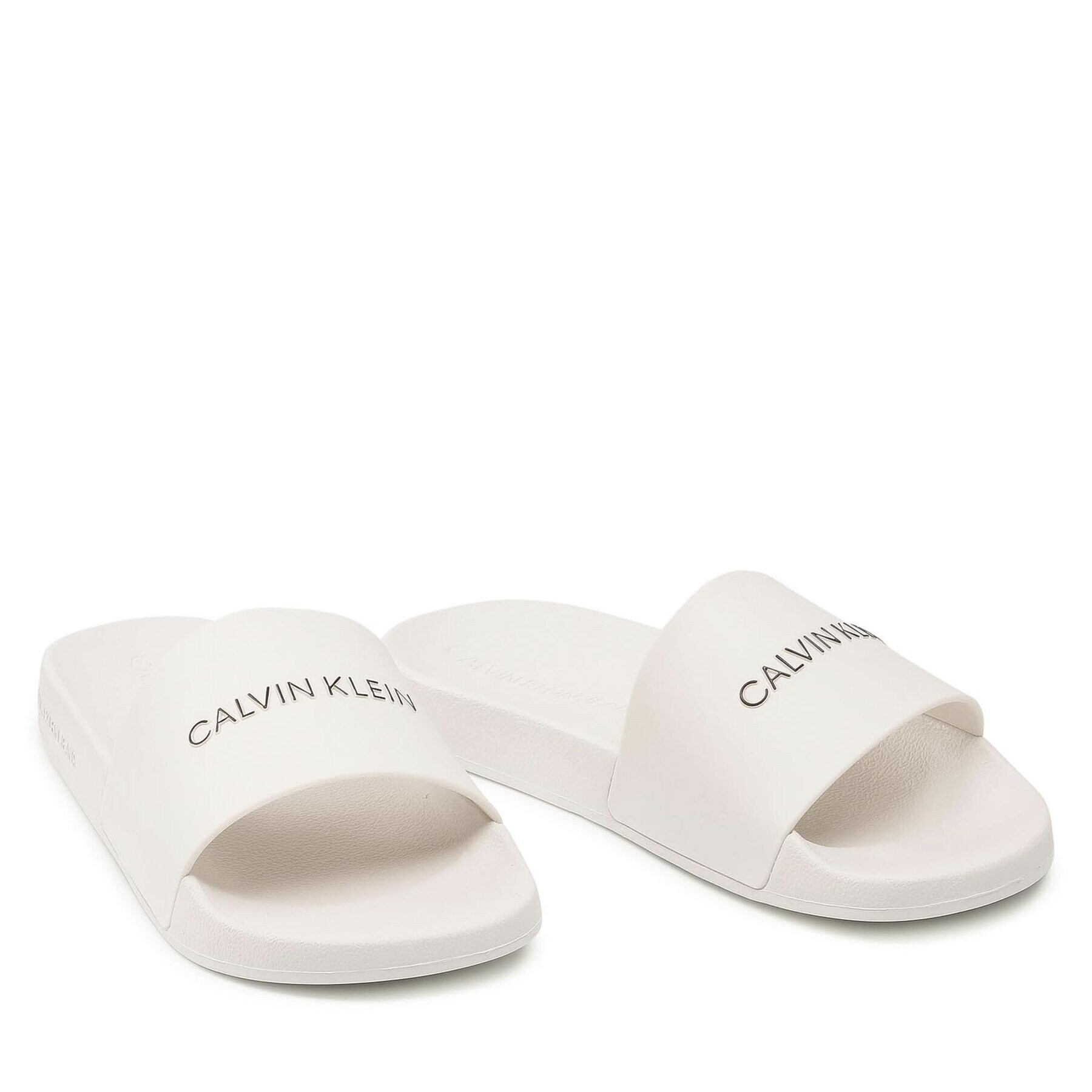 Calvin Klein Jeans Šľapky Slide Institutional Ck Tpu YW0YW00104 Béžová - Pepit.sk