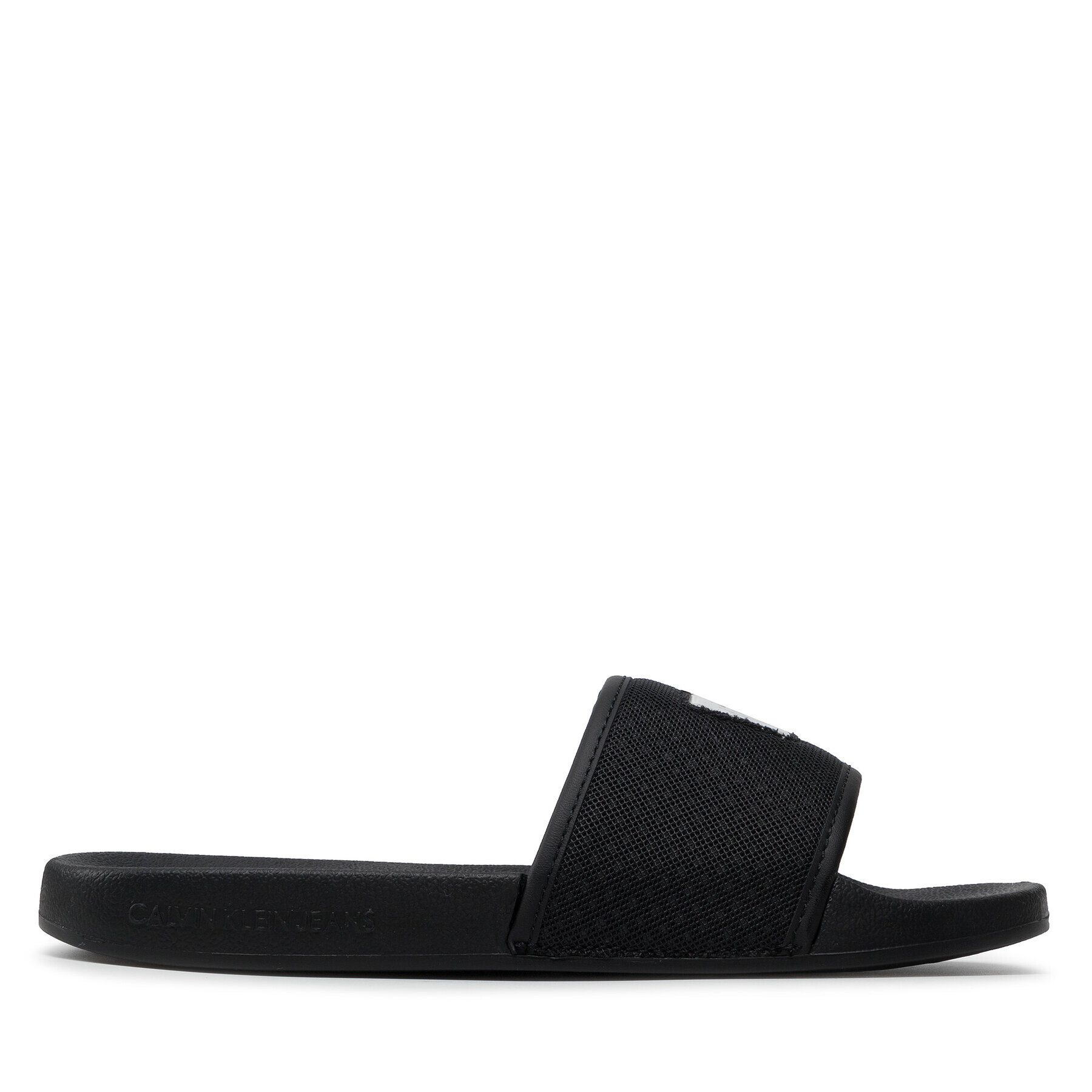 Calvin Klein Jeans Šľapky Slide Jelly Monogram YW0YW00642 Čierna - Pepit.sk