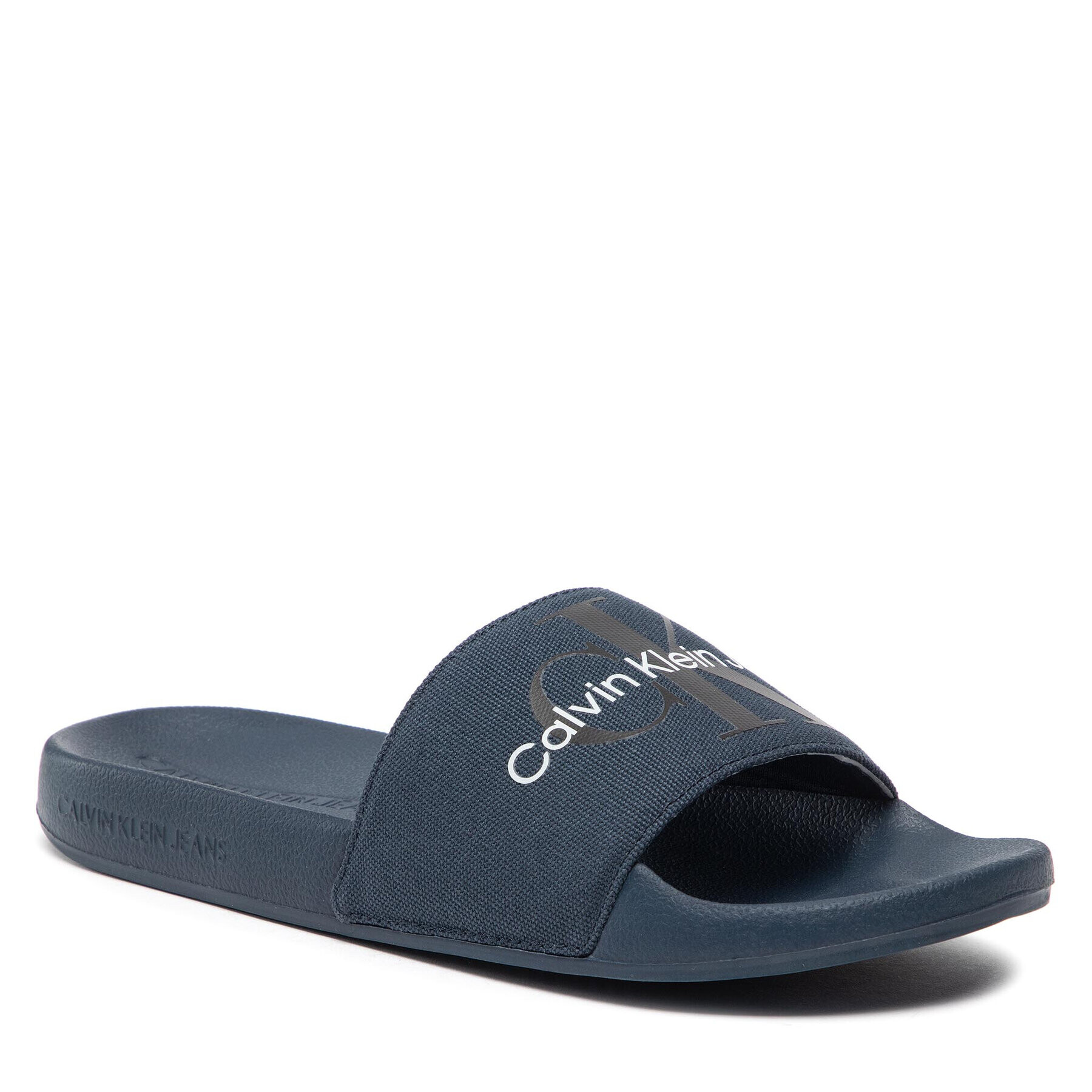 Calvin Klein Jeans Šľapky SLide Monogram Co YM0YM00061 Tmavomodrá - Pepit.sk