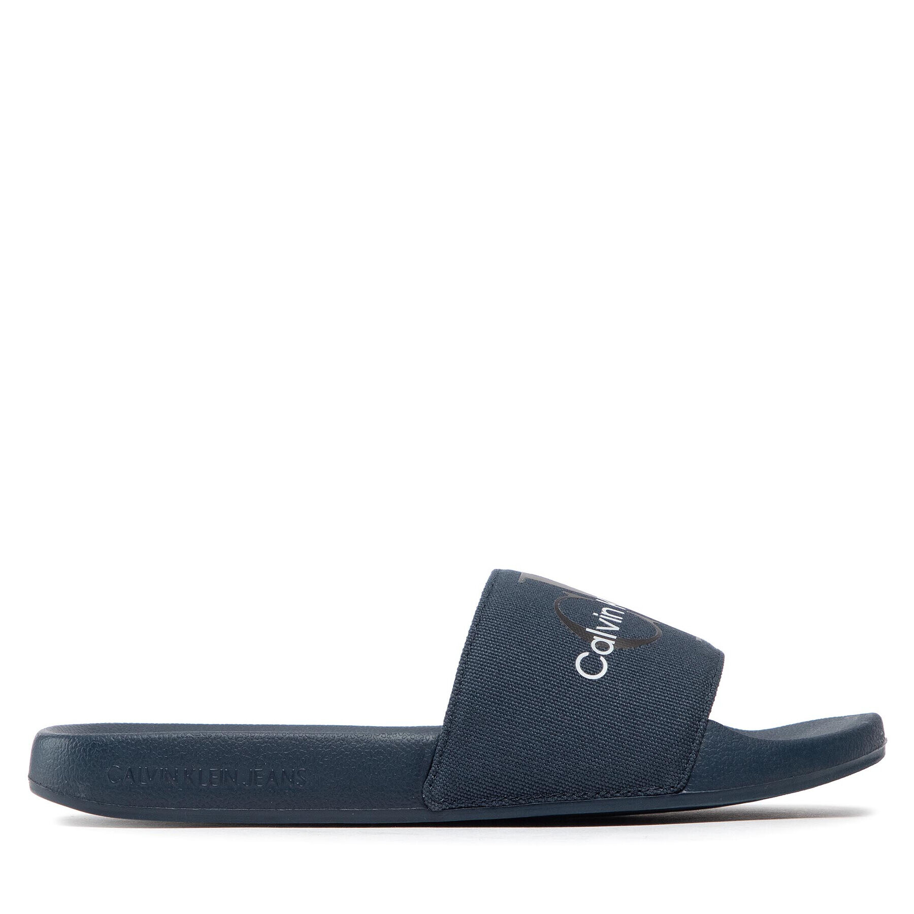 Calvin Klein Jeans Šľapky SLide Monogram Co YM0YM00061 Tmavomodrá - Pepit.sk