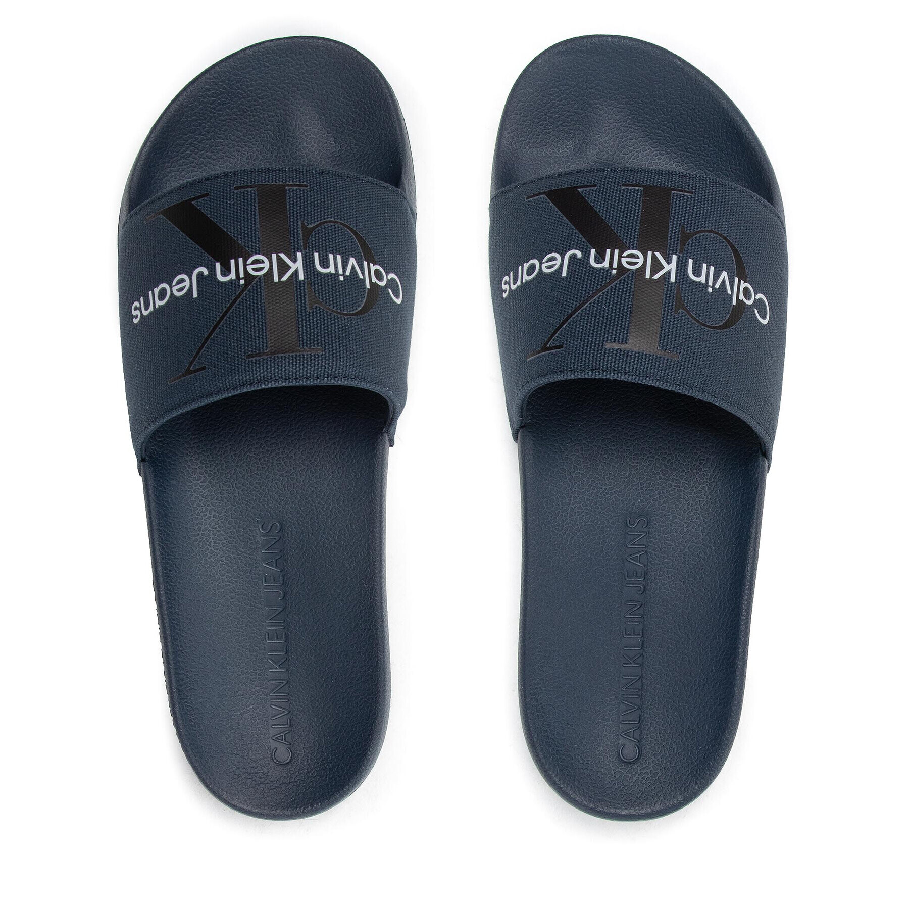 Calvin Klein Jeans Šľapky SLide Monogram Co YM0YM00061 Tmavomodrá - Pepit.sk