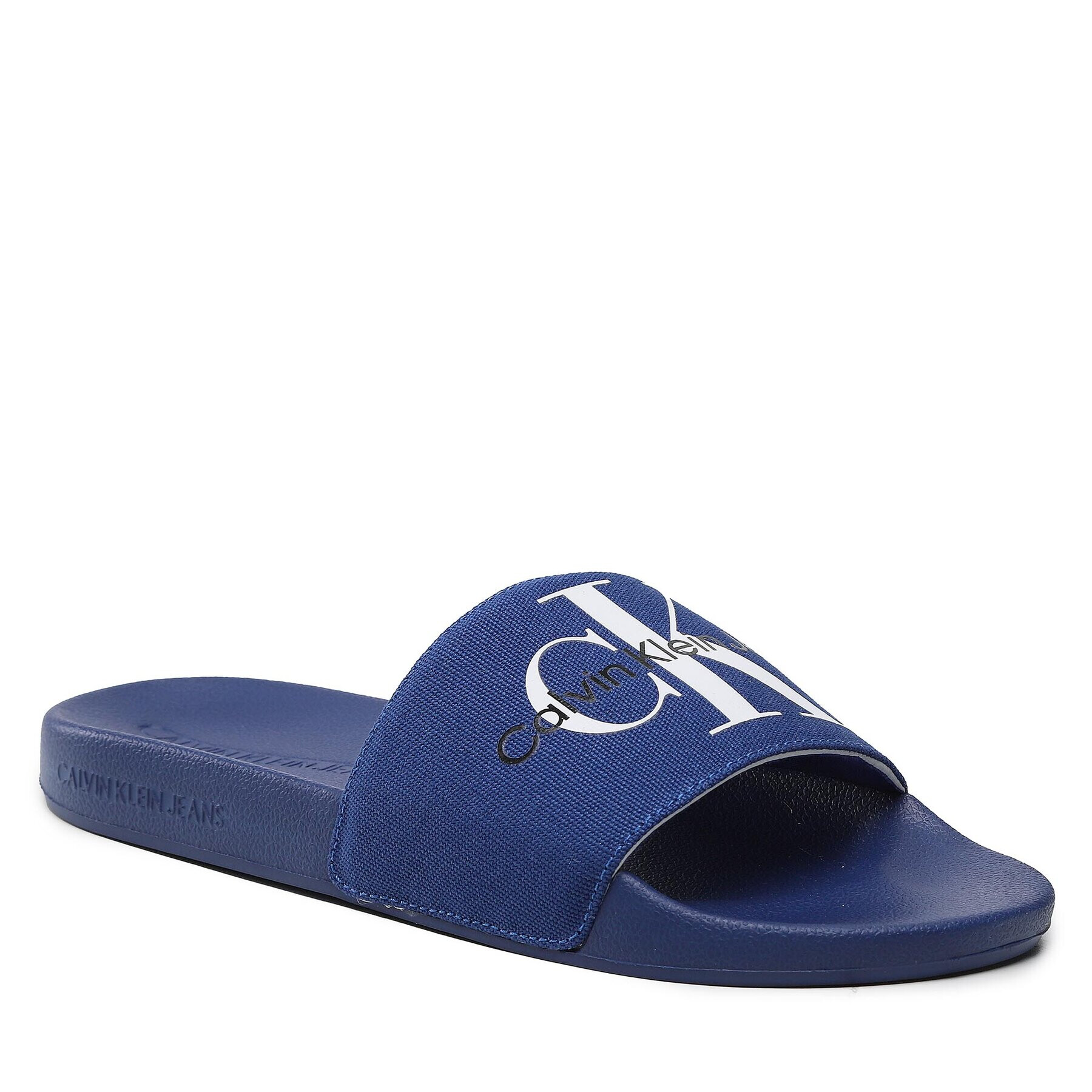 Calvin Klein Jeans Šľapky Slide Monogram Co YM0YM00061 Tmavomodrá - Pepit.sk