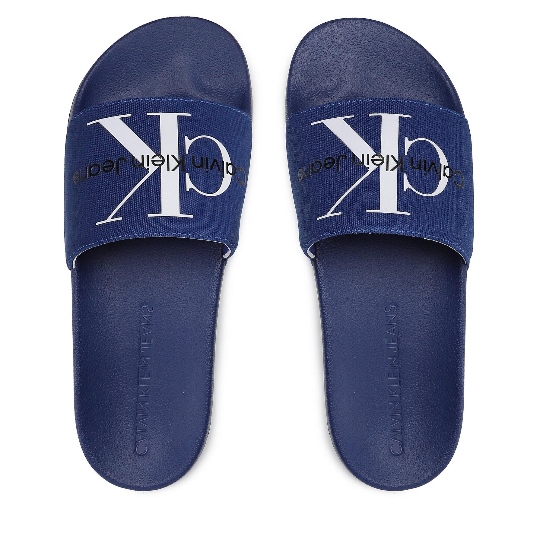 Calvin Klein Jeans Šľapky Slide Monogram Co YM0YM00061 Tmavomodrá - Pepit.sk