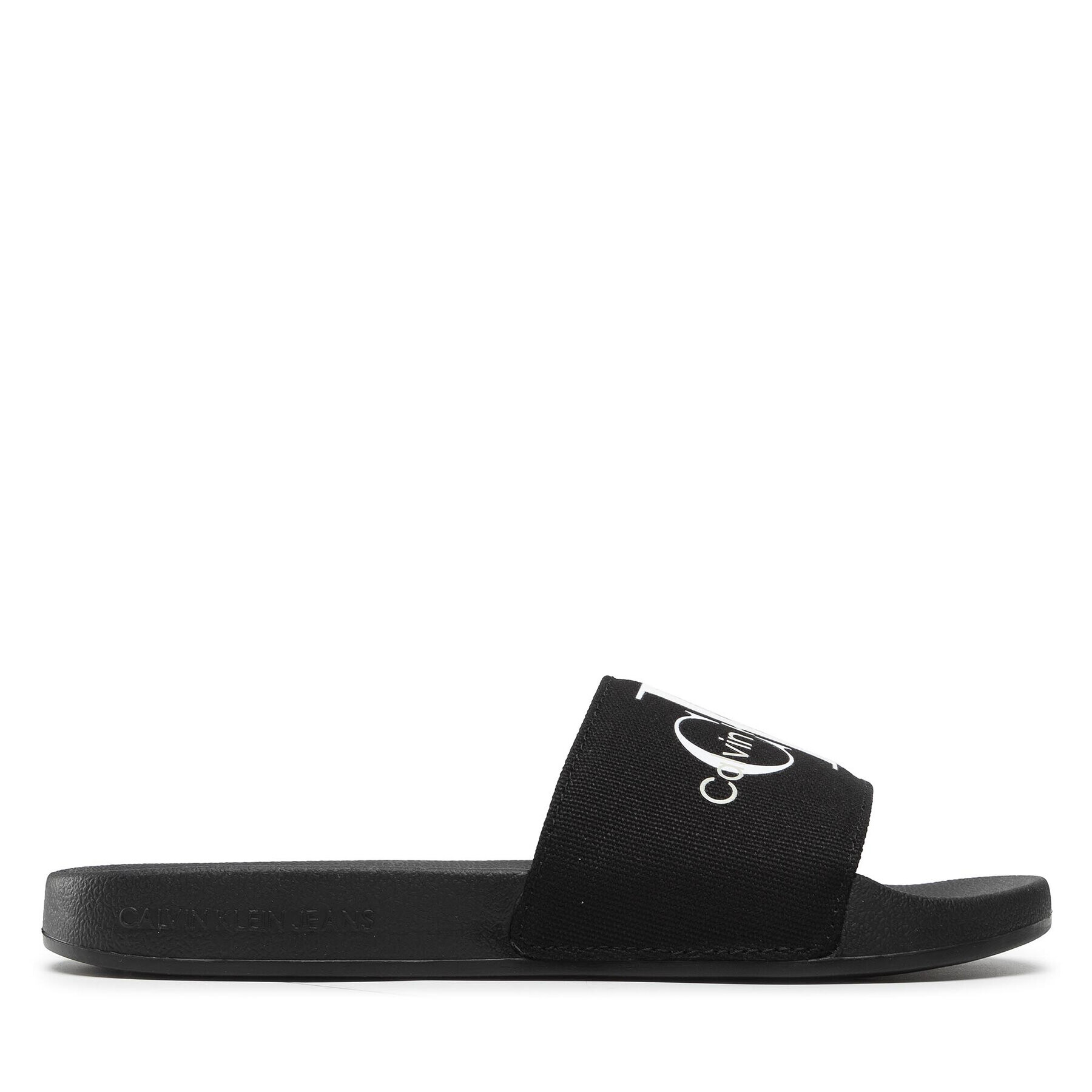 Calvin Klein Jeans Šľapky Slide Monogram Co YW0YW00103 Čierna - Pepit.sk