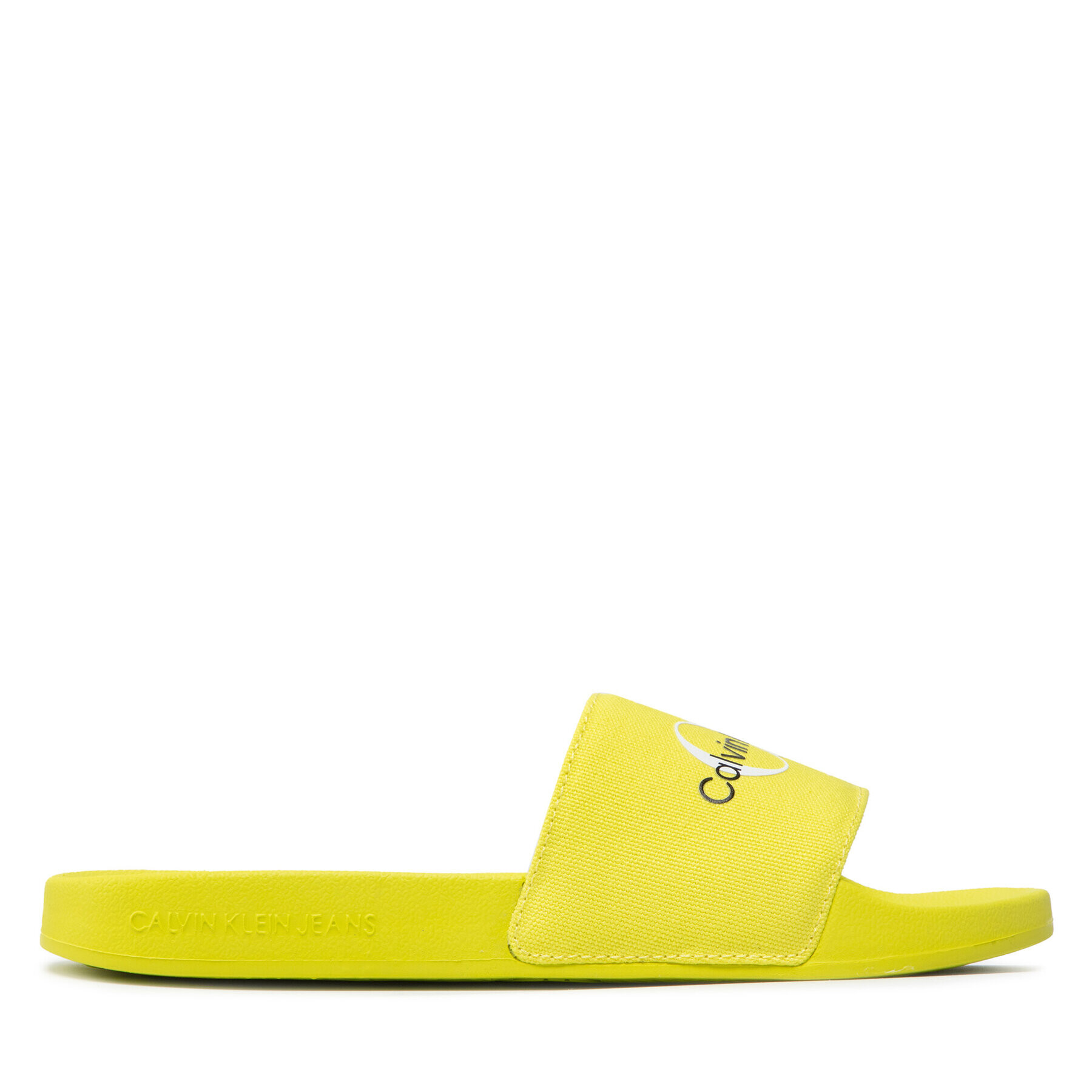 Calvin Klein Jeans Šľapky Slide Monogram Co YW0YW00103 Zelená - Pepit.sk