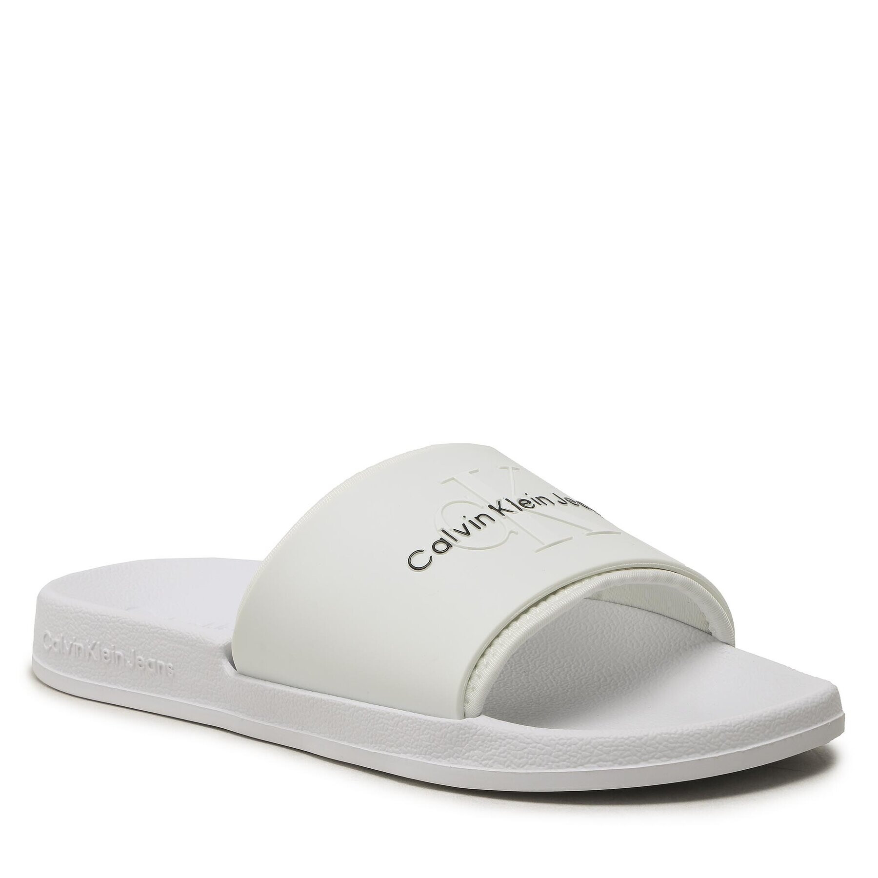 Calvin Klein Jeans Šľapky Slide Monogram Tpu YM0YM00361 Biela - Pepit.sk