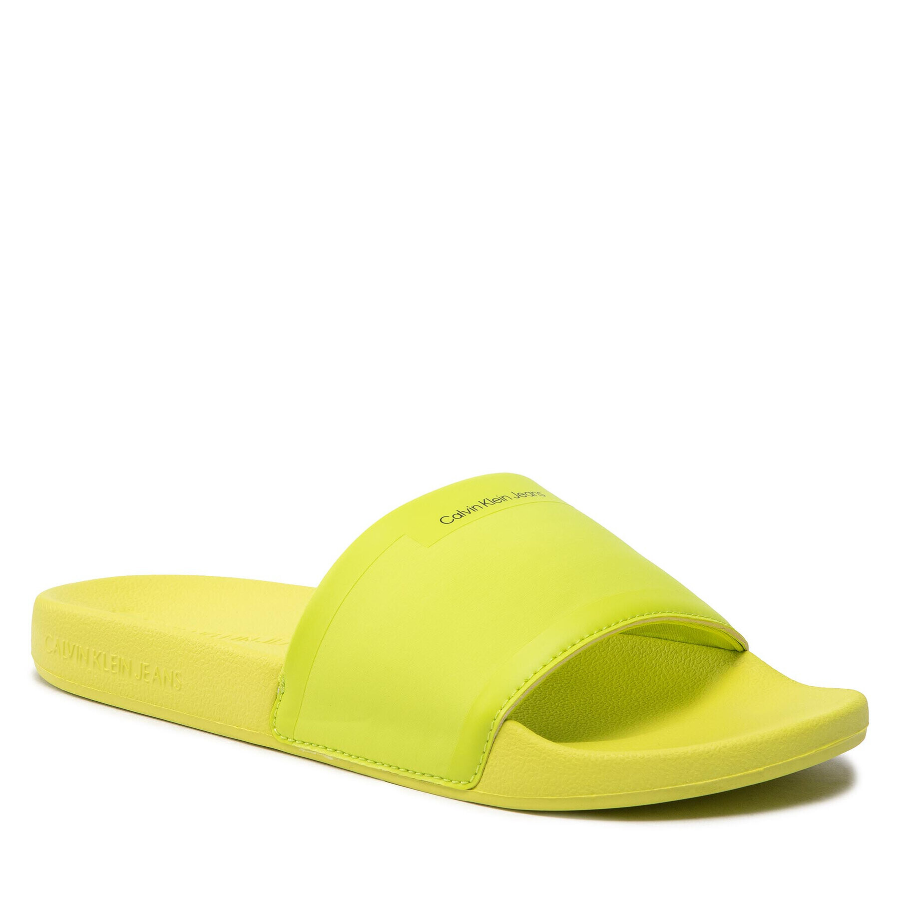 Calvin Klein Jeans Šľapky Slide Neoprene YM0YM00447 Zelená - Pepit.sk