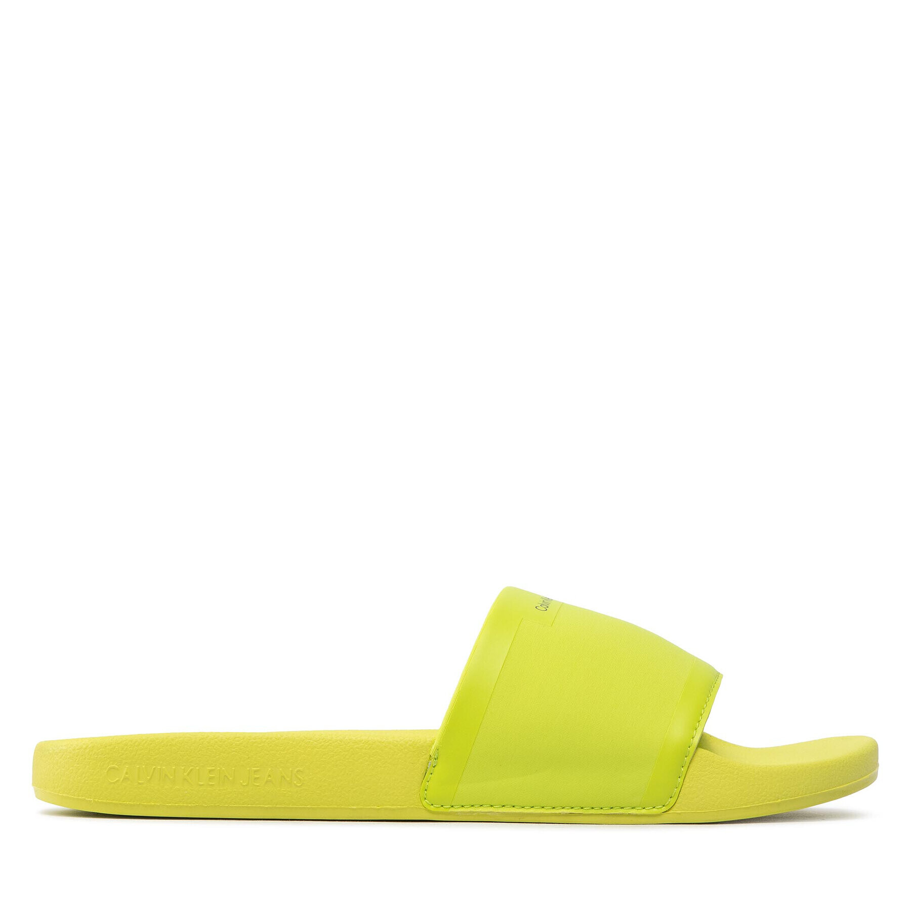 Calvin Klein Jeans Šľapky Slide Neoprene YM0YM00447 Zelená - Pepit.sk