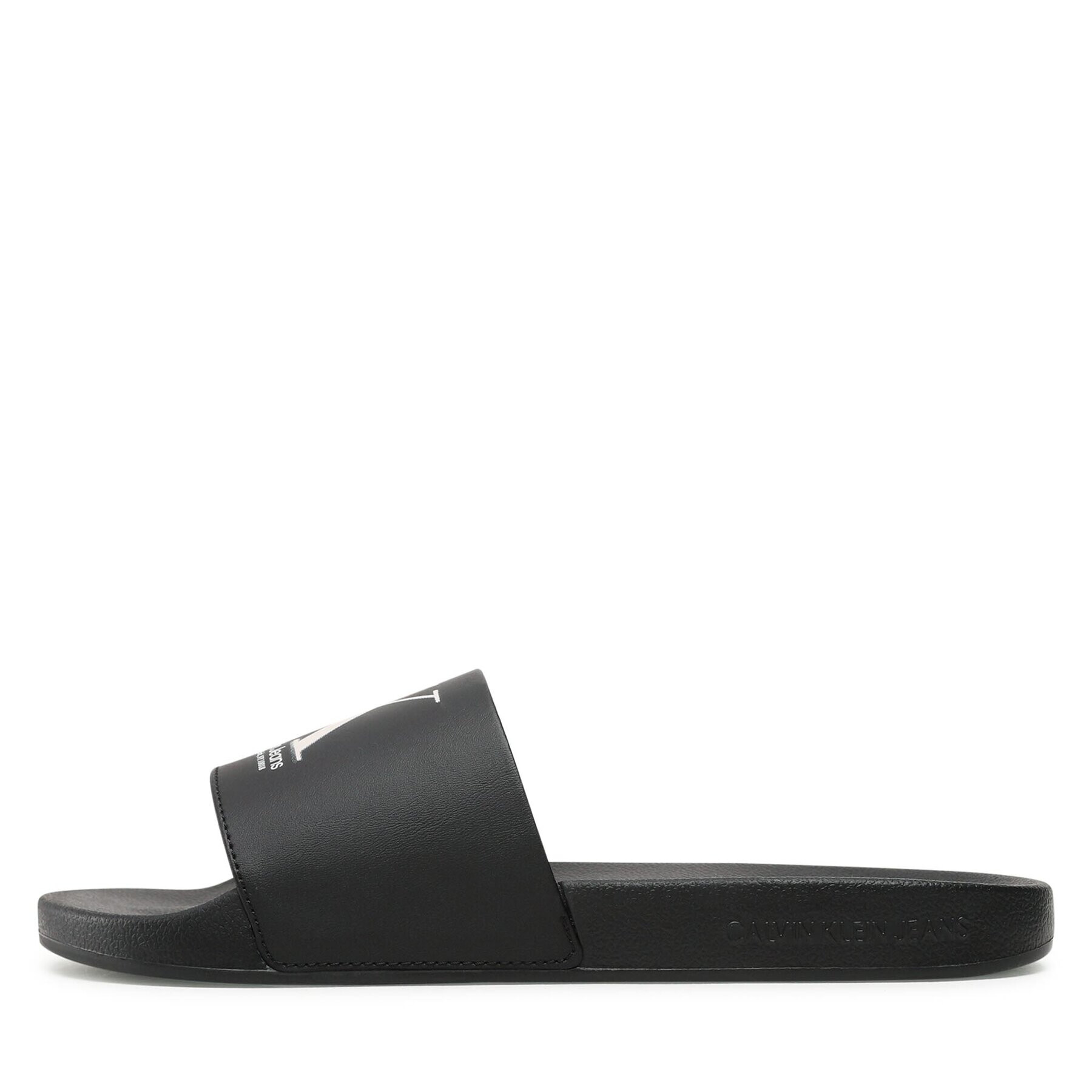 Calvin Klein Jeans Šľapky Slide Oversized Brand YM0YM00662 Čierna - Pepit.sk