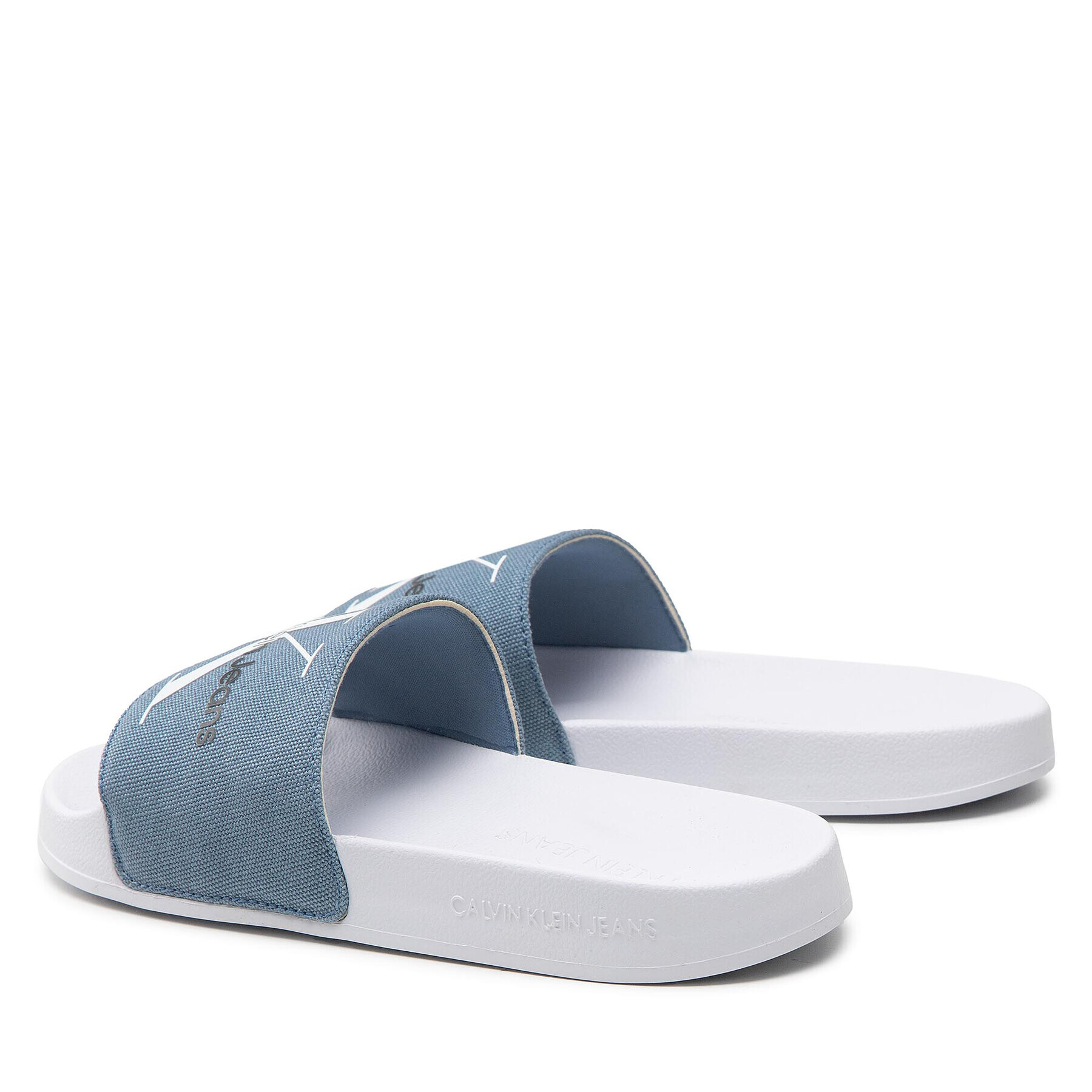 Calvin Klein Jeans Šľapky Slide Swim Women YW0YW00658 Modrá - Pepit.sk