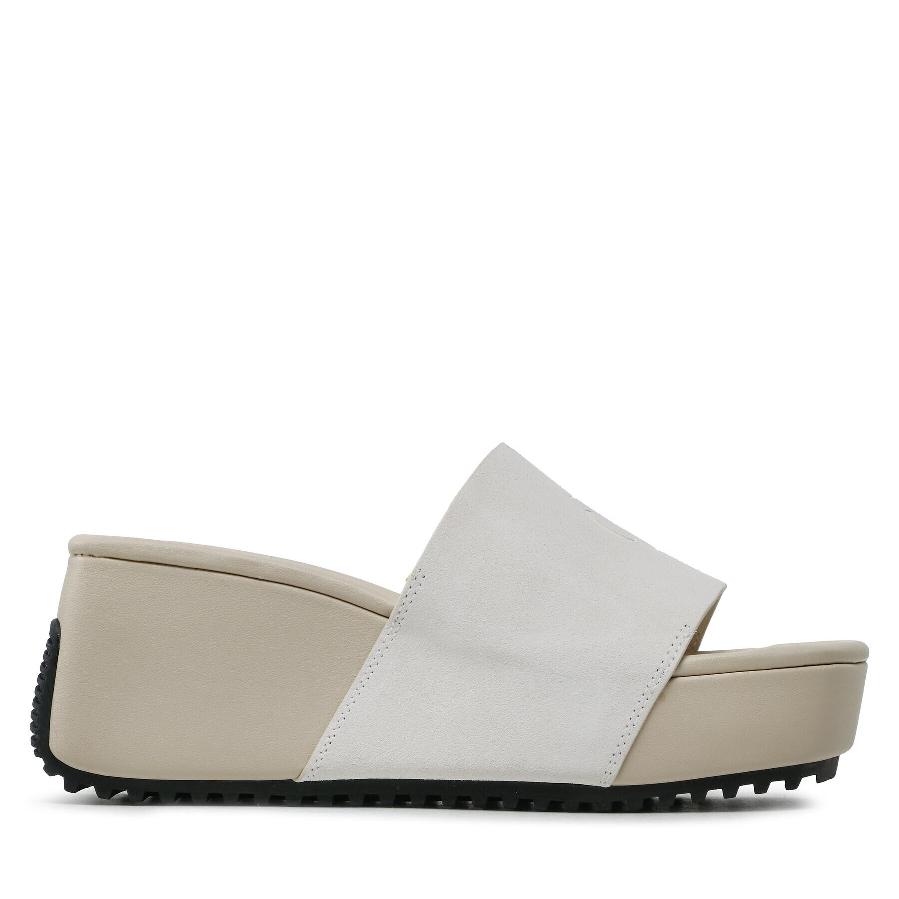 Calvin Klein Jeans Šľapky Wedge Block Sandal Su Con YW0YW01015 Biela - Pepit.sk