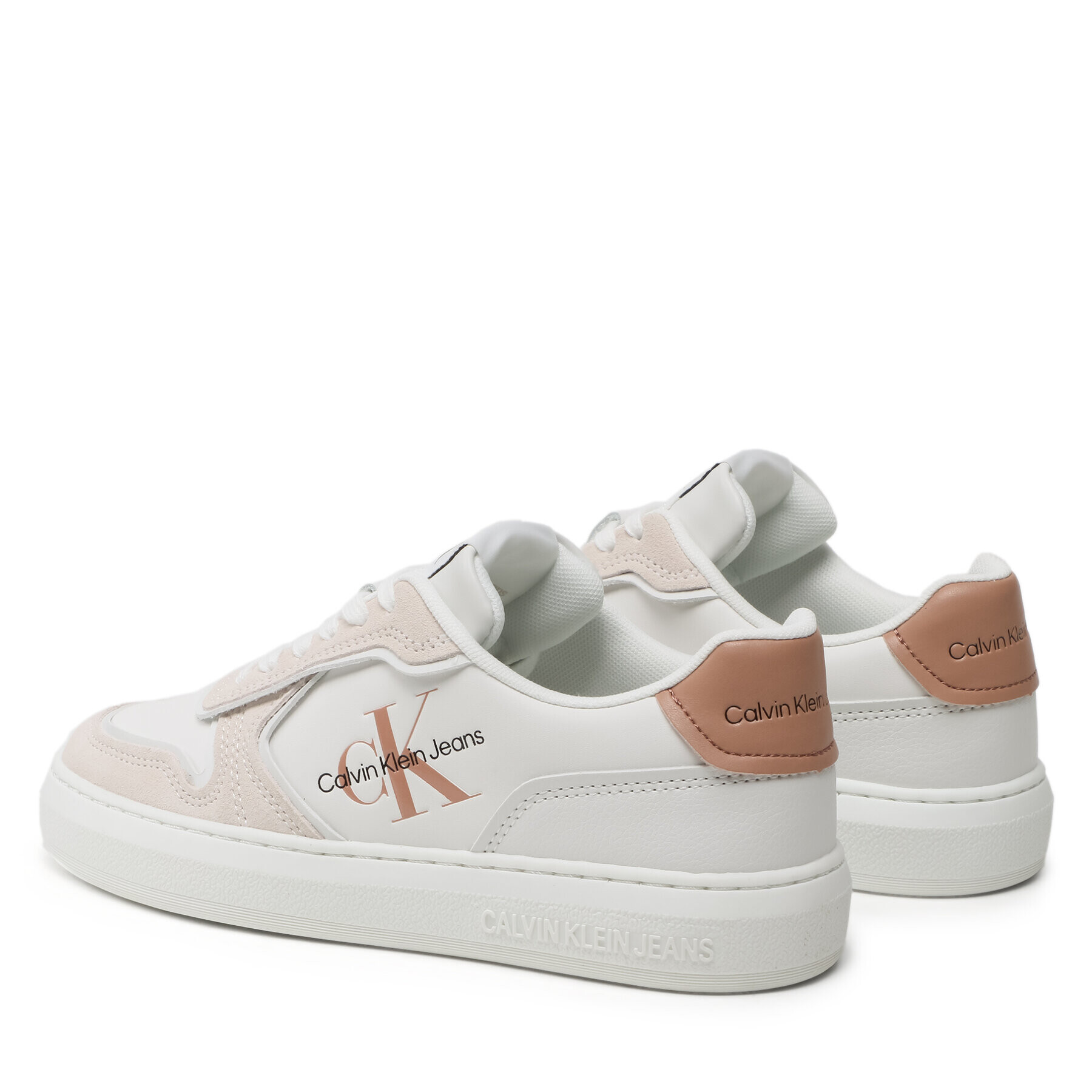 Calvin Klein Jeans Sneakersy Casual Cupsole Irregular Lines W YW0YW00913 Biela - Pepit.sk