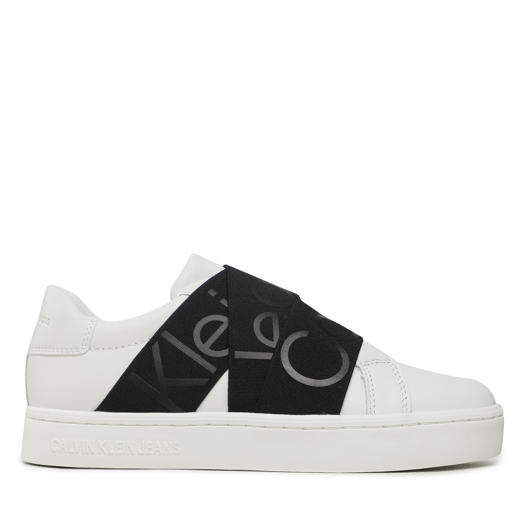 Calvin Klein Jeans Sneakersy Classic Cupsole Elast Webbing YW0YW00911 Biela - Pepit.sk