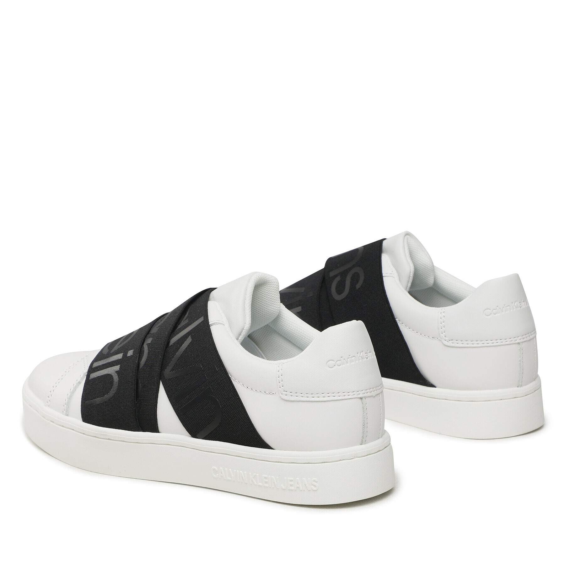 Calvin Klein Jeans Sneakersy Classic Cupsole Elast Webbing YW0YW00911 Biela - Pepit.sk