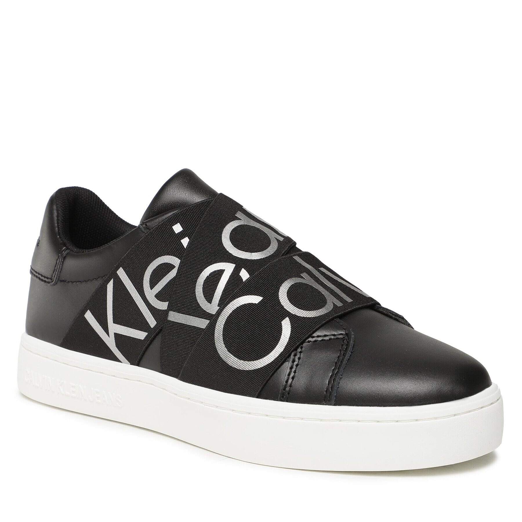 Calvin Klein Jeans Sneakersy Classic Cupsole Elastic Wn YW0YW00911 Čierna - Pepit.sk