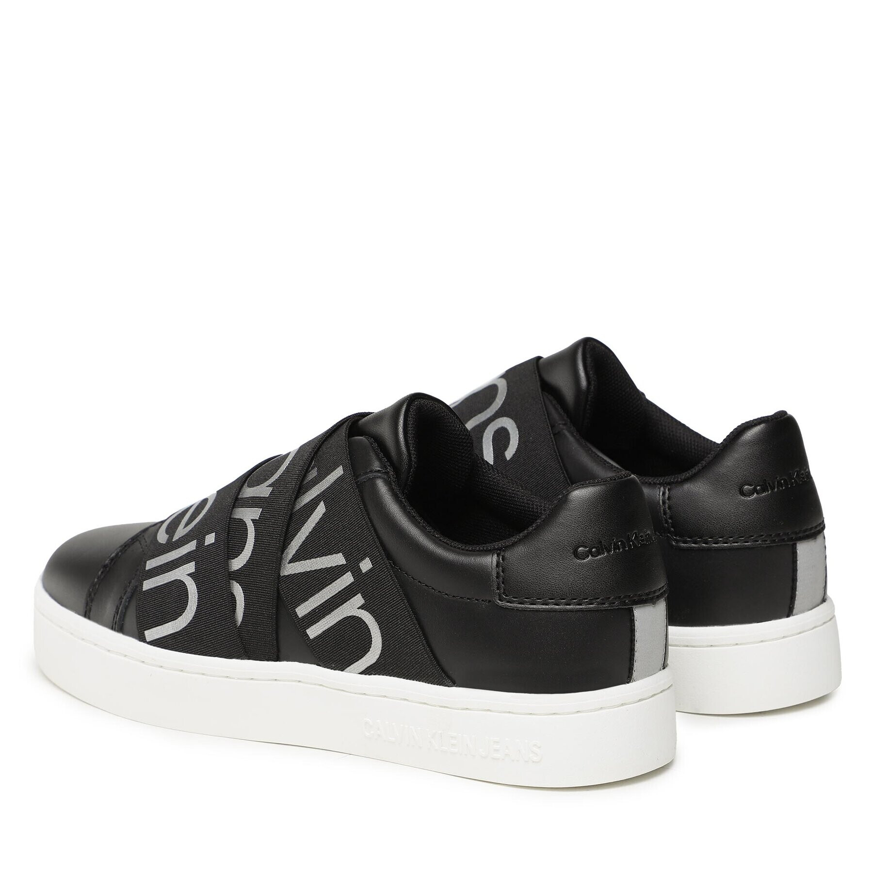 Calvin Klein Jeans Sneakersy Classic Cupsole Elastic Wn YW0YW00911 Čierna - Pepit.sk