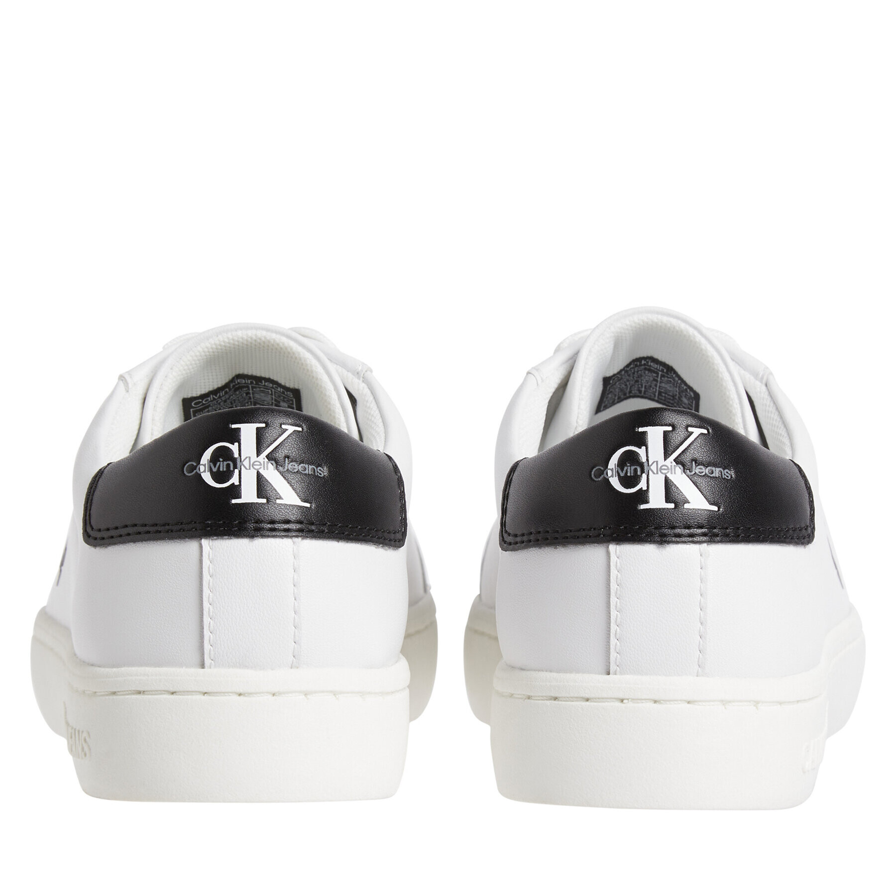 Calvin Klein Jeans Sneakersy Classic Cupsole Laceup Lth Wn YW0YW01269 Biela - Pepit.sk