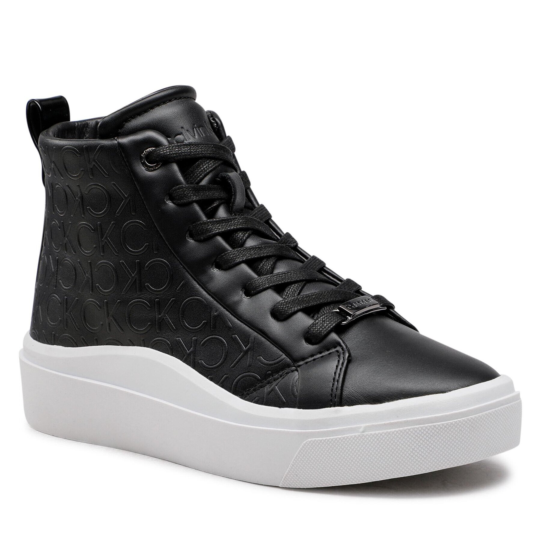 Calvin Klein Jeans Sneakersy Cupsole Wave High Top-Hf HW0HW01330 Čierna - Pepit.sk