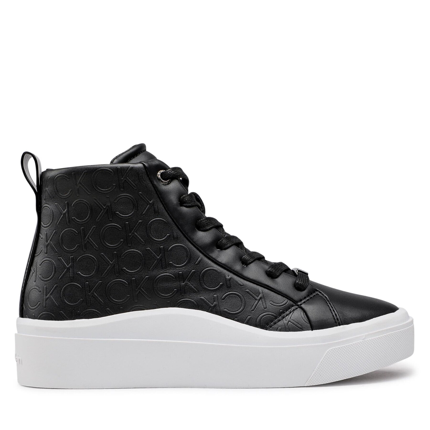 Calvin Klein Jeans Sneakersy Cupsole Wave High Top-Hf HW0HW01330 Čierna - Pepit.sk