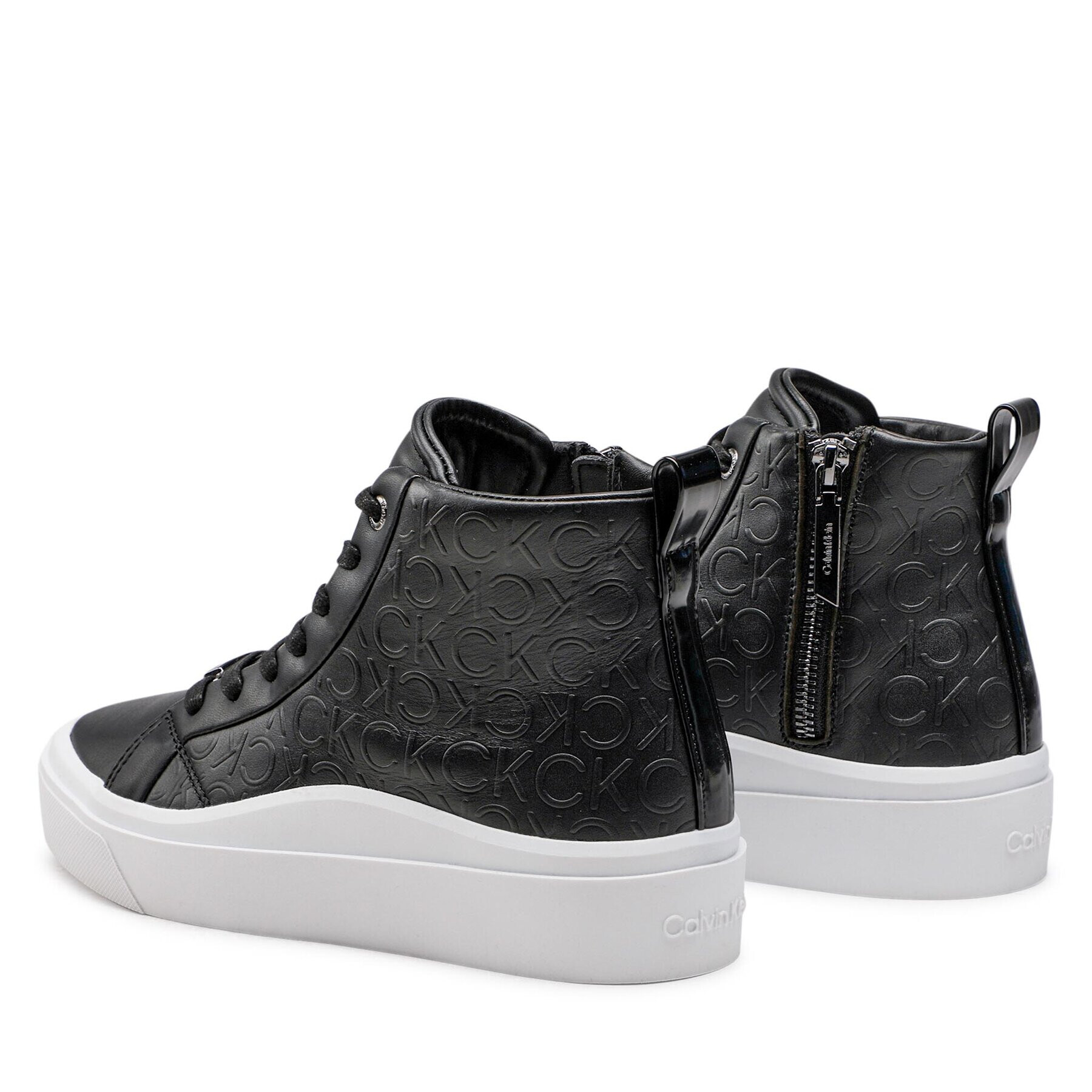 Calvin Klein Jeans Sneakersy Cupsole Wave High Top-Hf HW0HW01330 Čierna - Pepit.sk