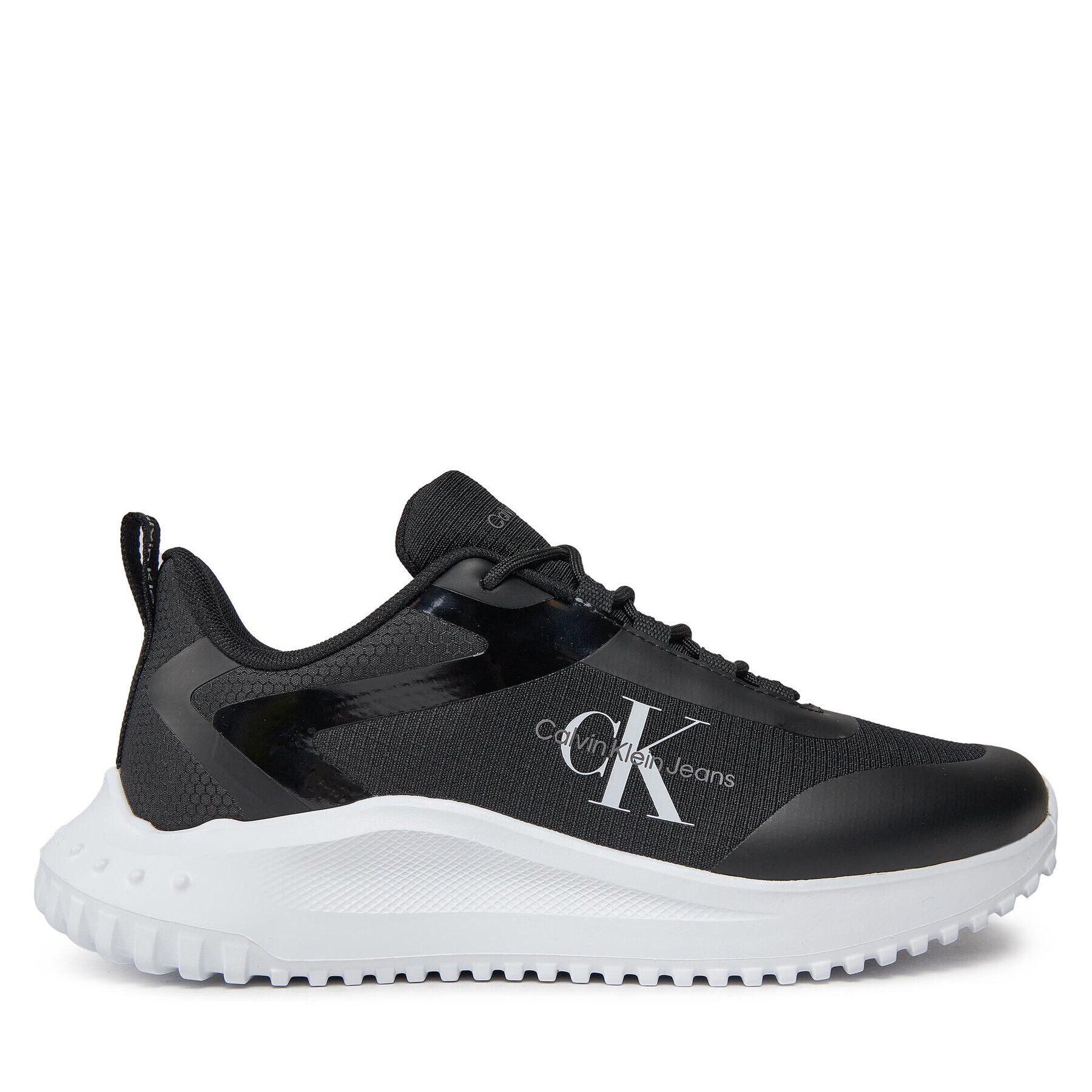 Calvin Klein Jeans Sneakersy Eva Runner Low Lace Mix Ml Wn YW0YW01442 Čierna - Pepit.sk