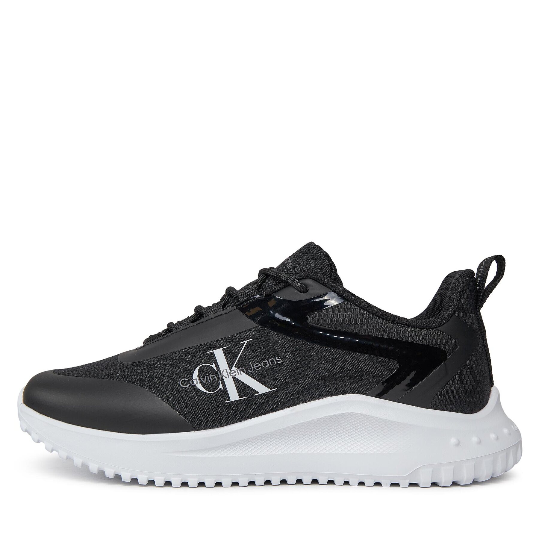 Calvin Klein Jeans Sneakersy Eva Runner Low Lace Mix Ml Wn YW0YW01442 Čierna - Pepit.sk