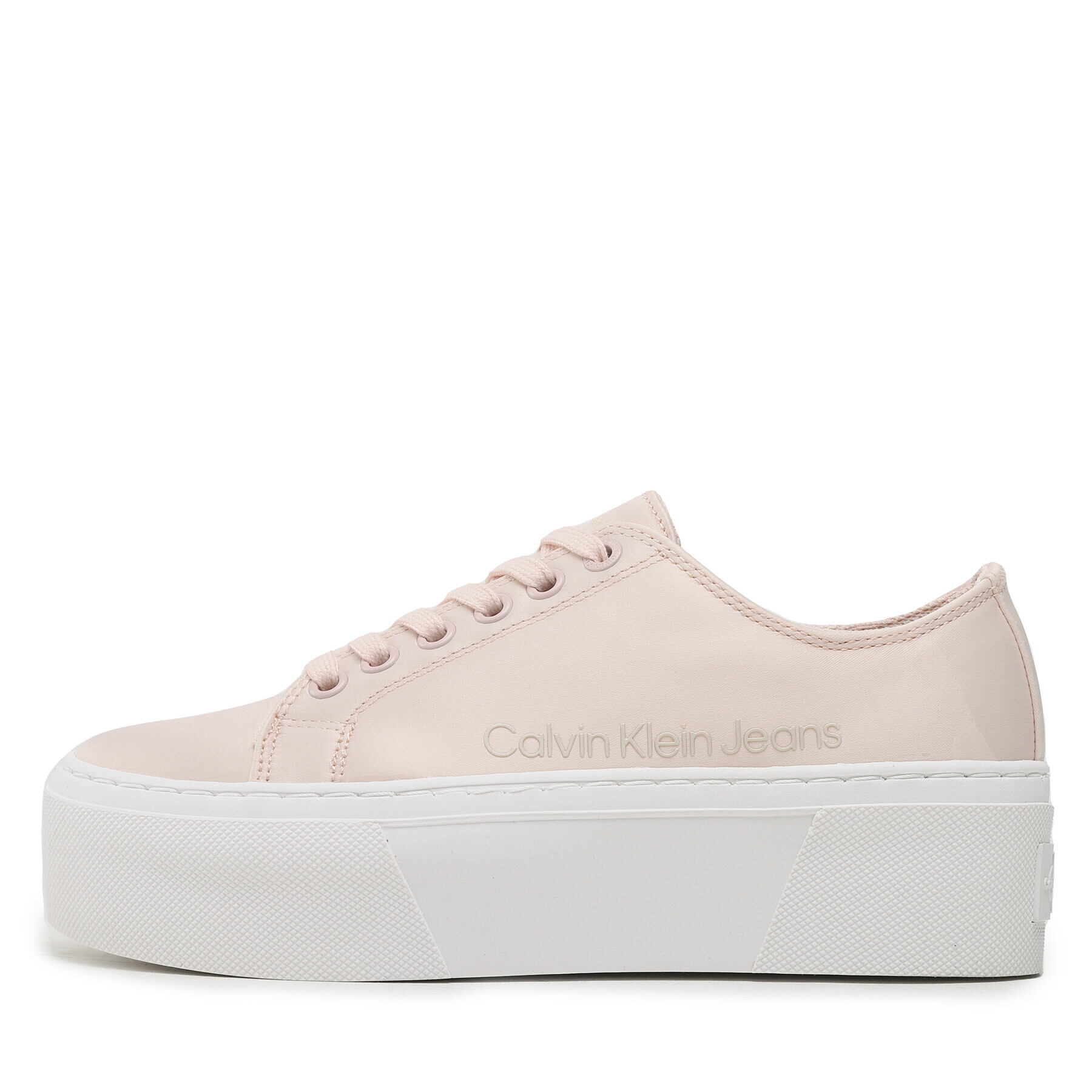 Calvin Klein Jeans Sneakersy Flatform + Cupsole Satin YW0YW00917 Ružová - Pepit.sk