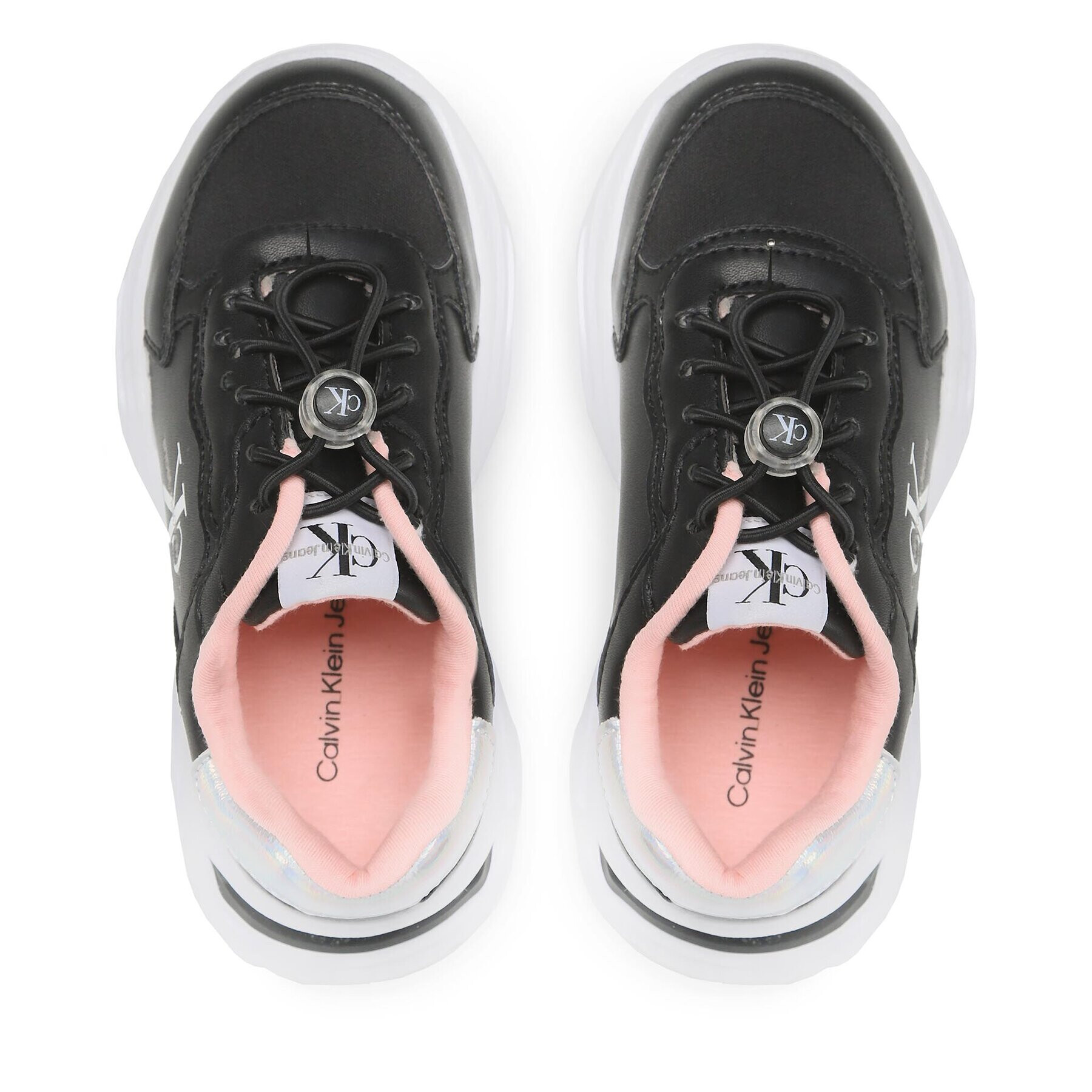 Calvin Klein Jeans Sneakersy Loc Cut Lace-Up Sneaker V3A9-80263-0328 Čierna - Pepit.sk