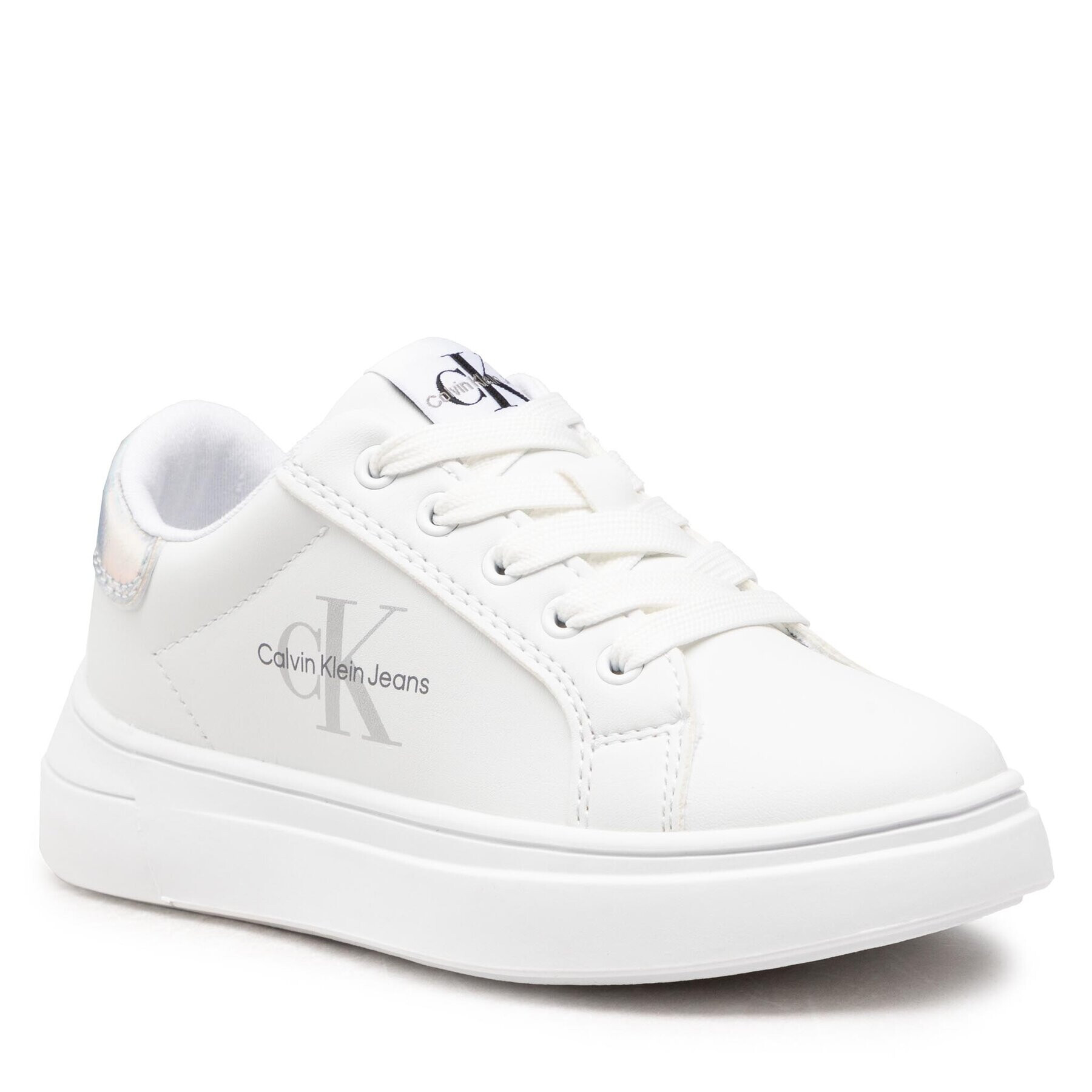 Calvin Klein Jeans Sneakersy Low Cut Lace-Up Sneaker V3X9-80345-1355 M Biela - Pepit.sk