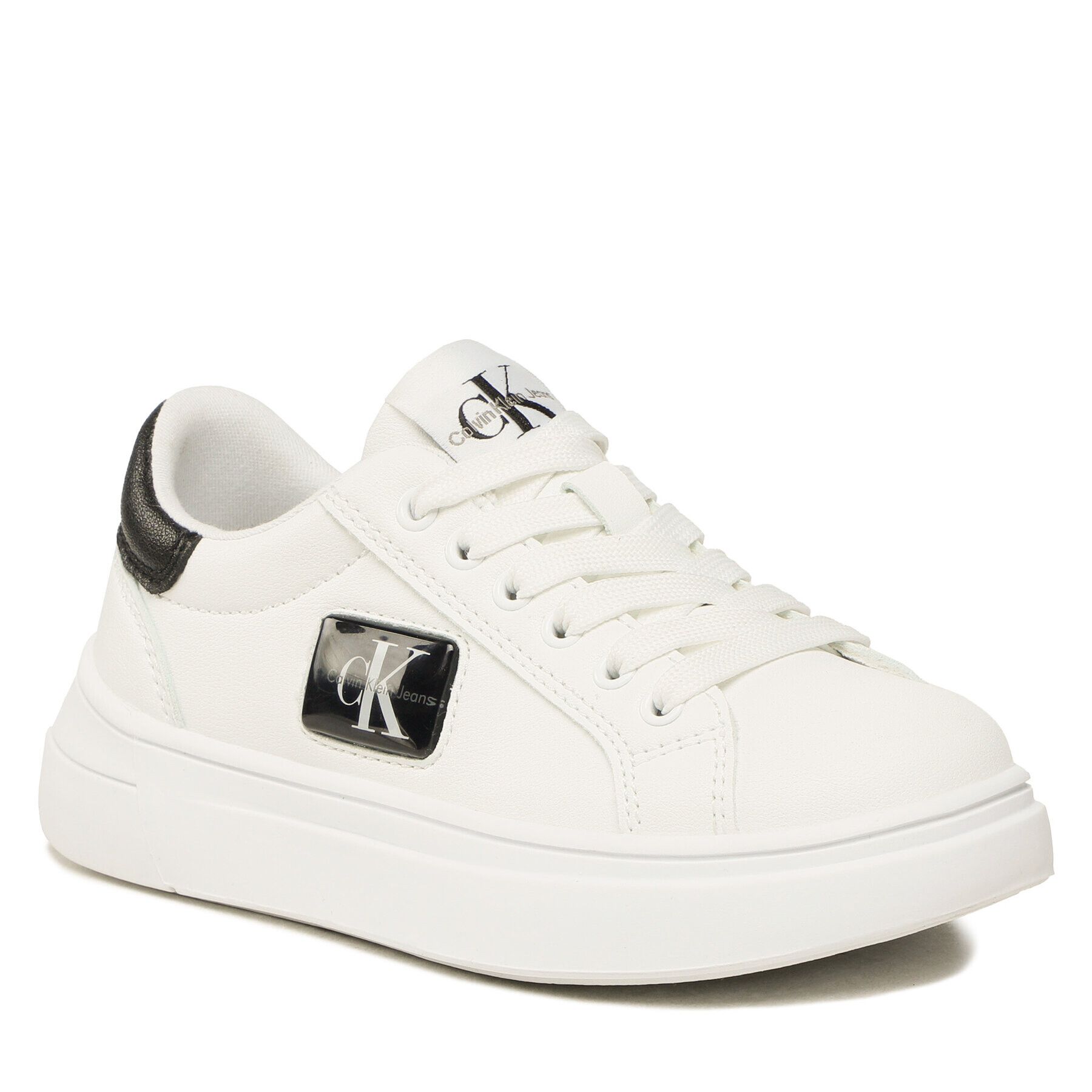 Calvin Klein Jeans Sneakersy Low Cut Lace-Up Sneaker V3X9-80562-1355 M Biela - Pepit.sk