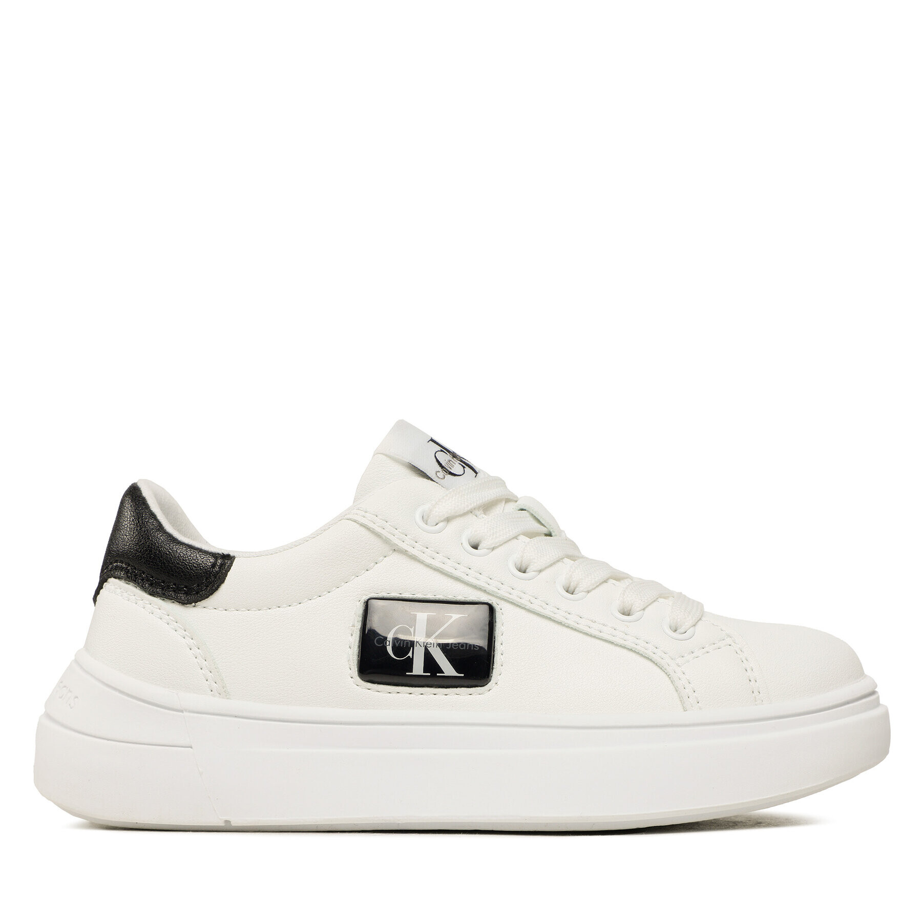 Calvin Klein Jeans Sneakersy Low Cut Lace-Up Sneaker V3X9-80562-1355 M Biela - Pepit.sk