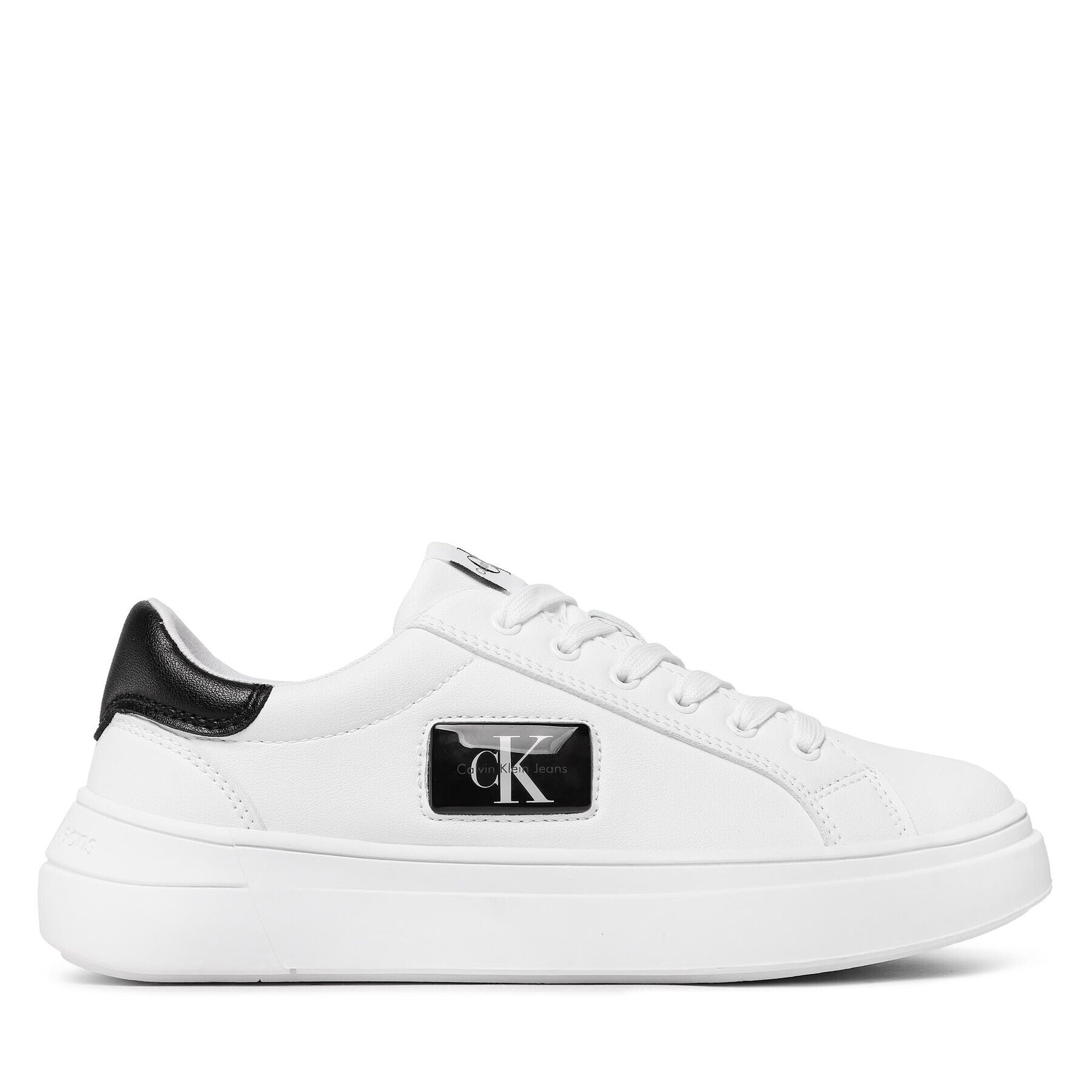 Calvin Klein Jeans Sneakersy Low Cut Lace-Up Sneaker V3X9-80562-1355 S Biela - Pepit.sk