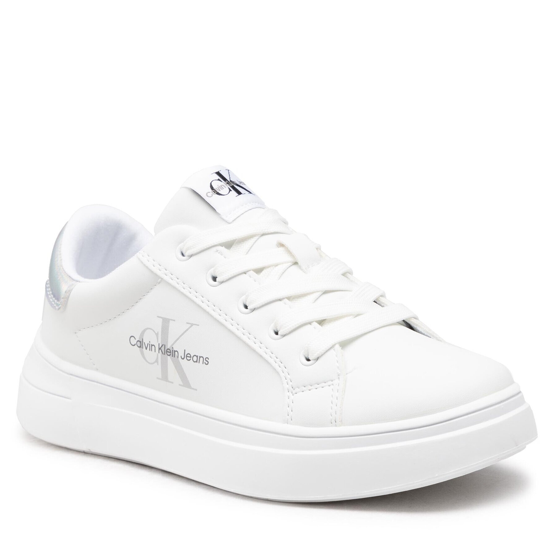 Calvin Klein Jeans Sneakersy Low Cut-Up Sneaker V3X9-80345-1355 S Biela - Pepit.sk