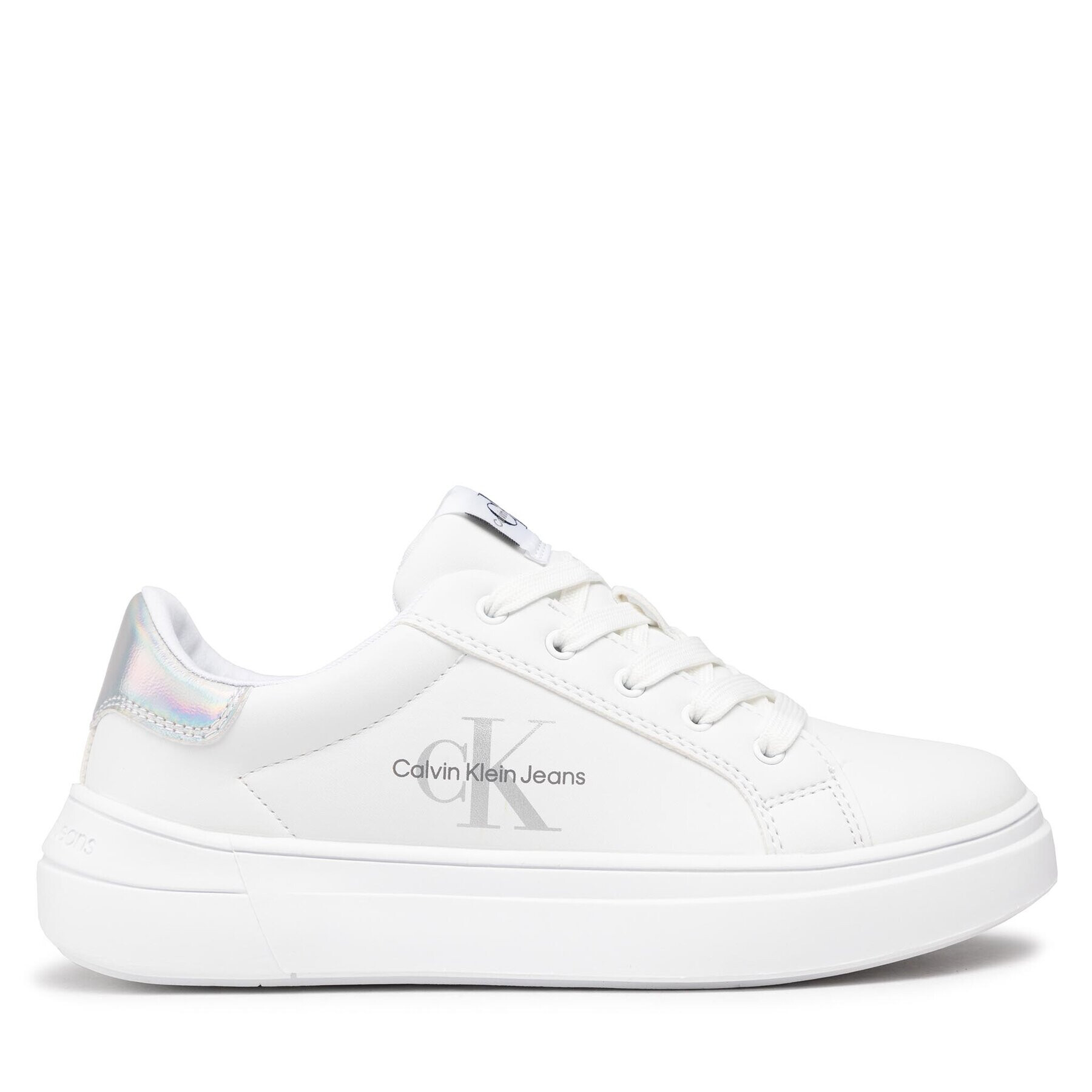 Calvin Klein Jeans Sneakersy Low Cut-Up Sneaker V3X9-80345-1355 S Biela - Pepit.sk