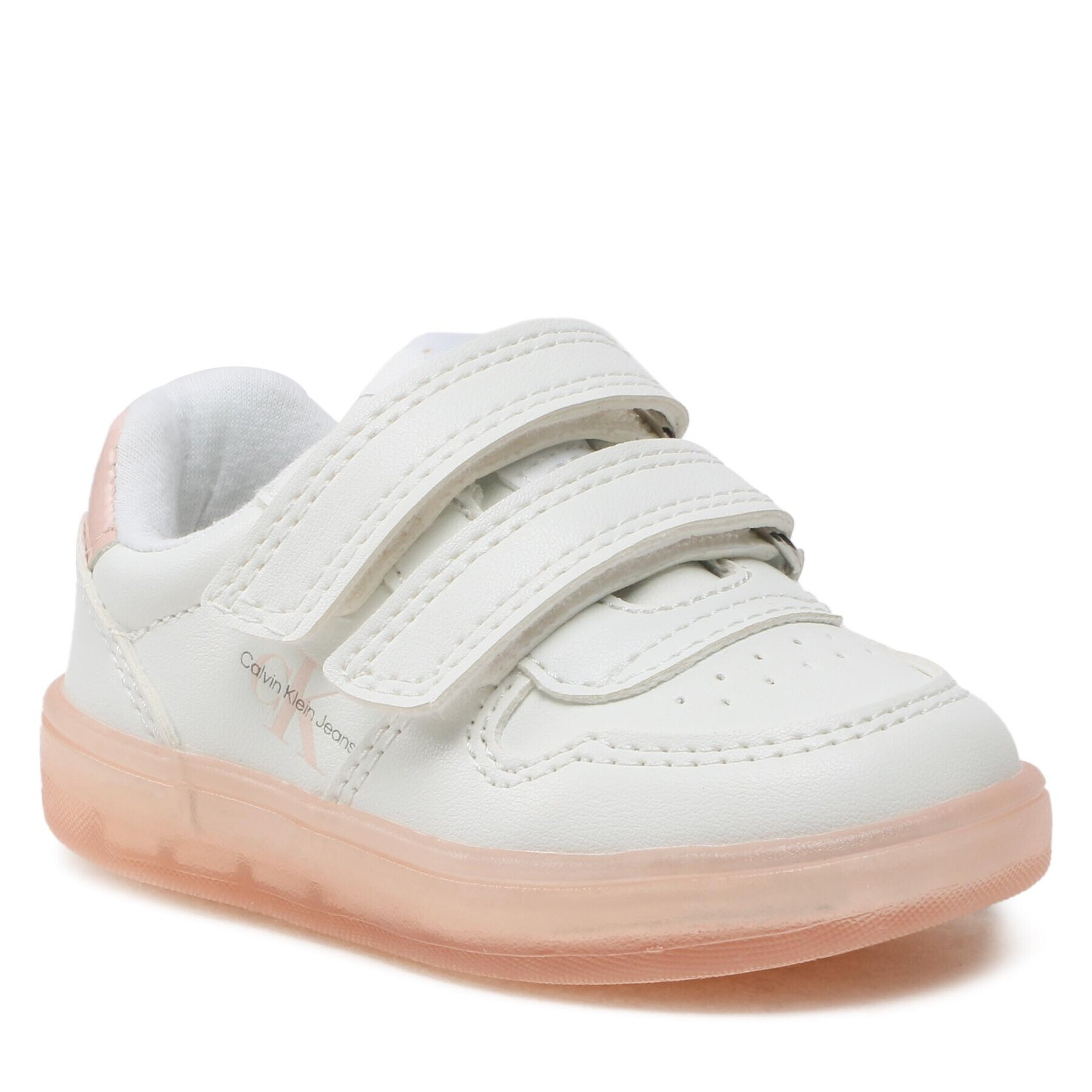 Calvin Klein Jeans Sneakersy Low Cut Velcro Sneaker V1A9-80466-1355 M Biela - Pepit.sk